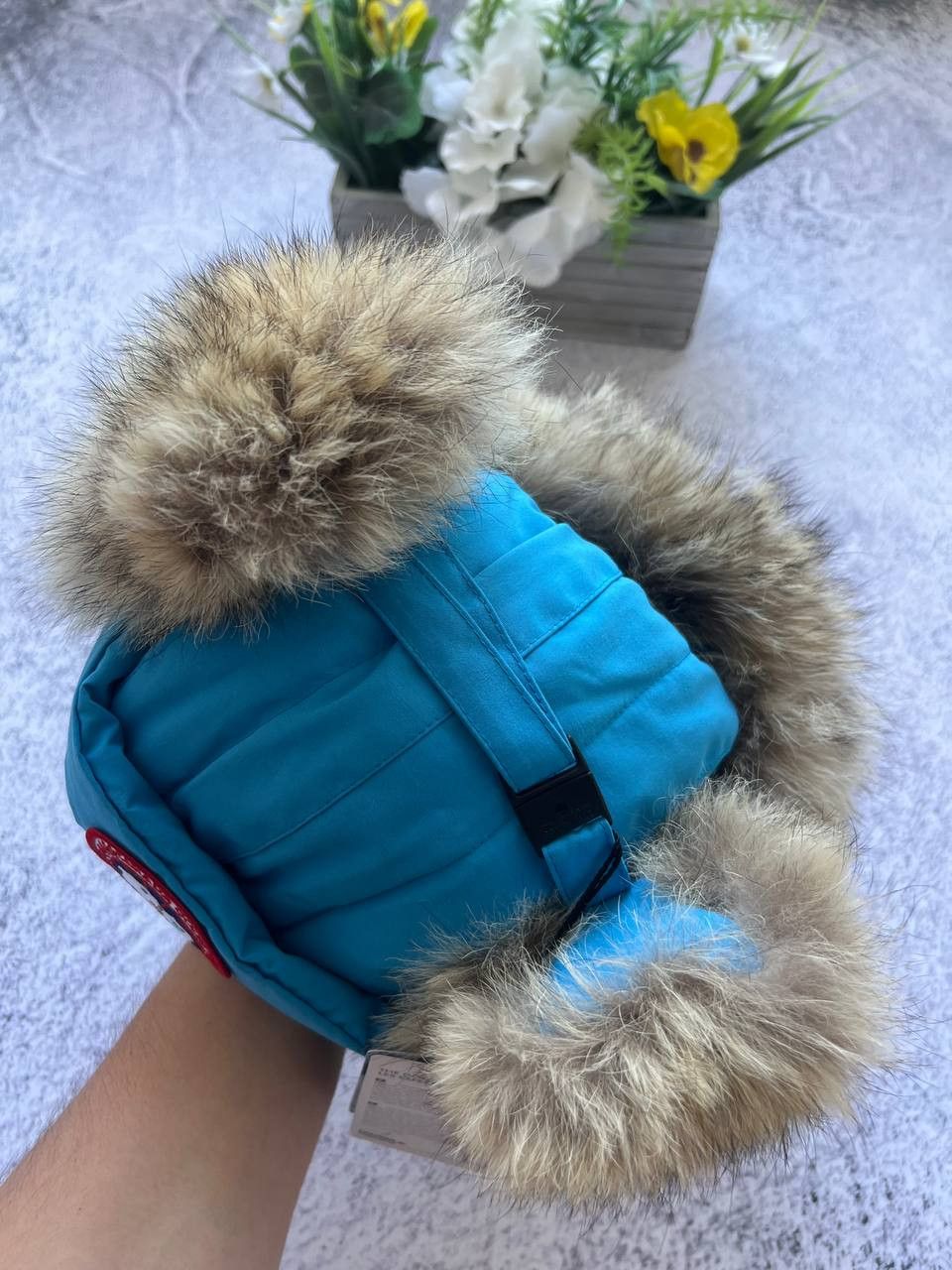 Canada Goose NEW CANADA GOOSE AVIATOR HAT FUR L/XL Size 34 - 14 Thumbnail
