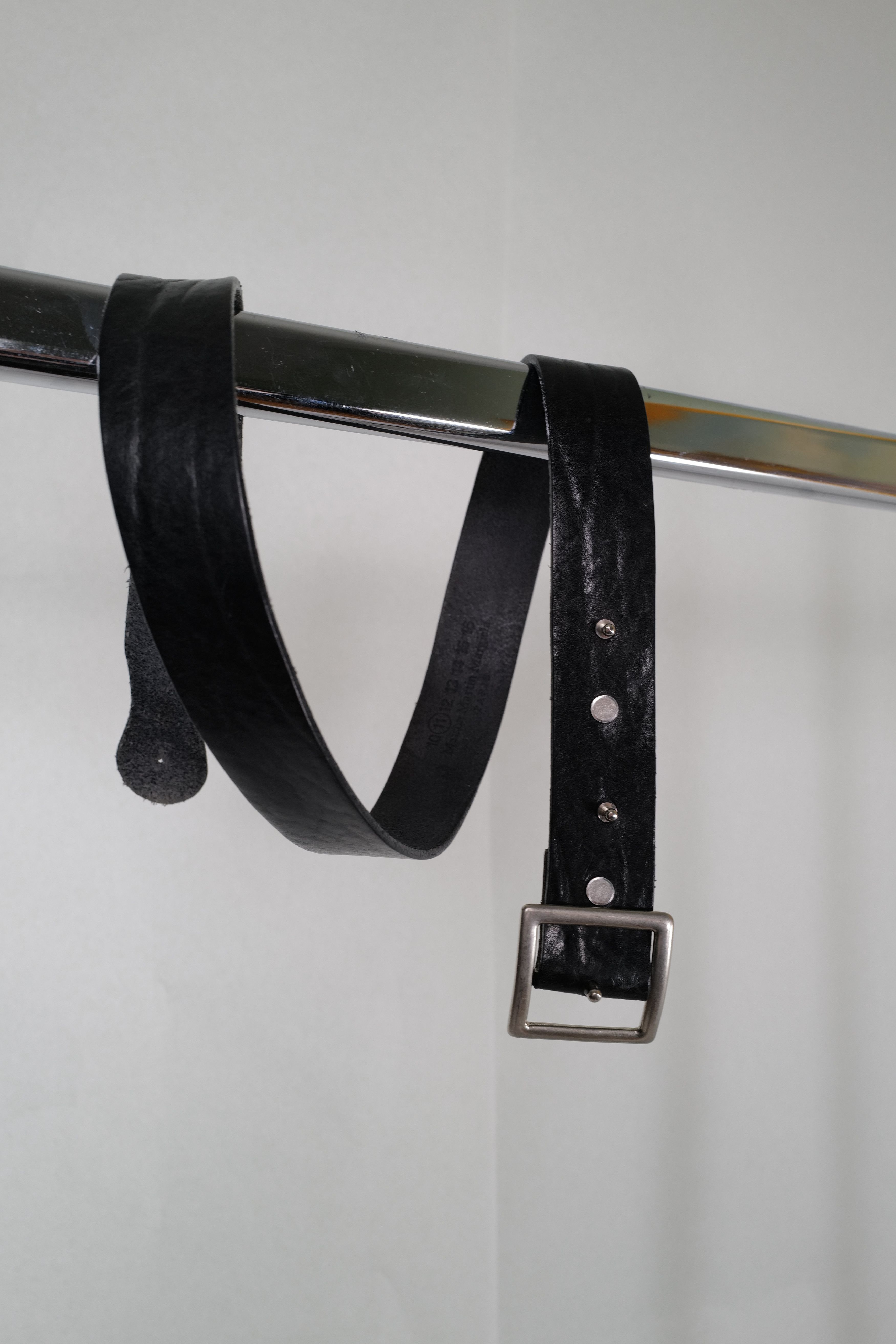 Maison Margiela Martin Margiela "Leather Belt" Size ONE SIZE - 10 Thumbnail