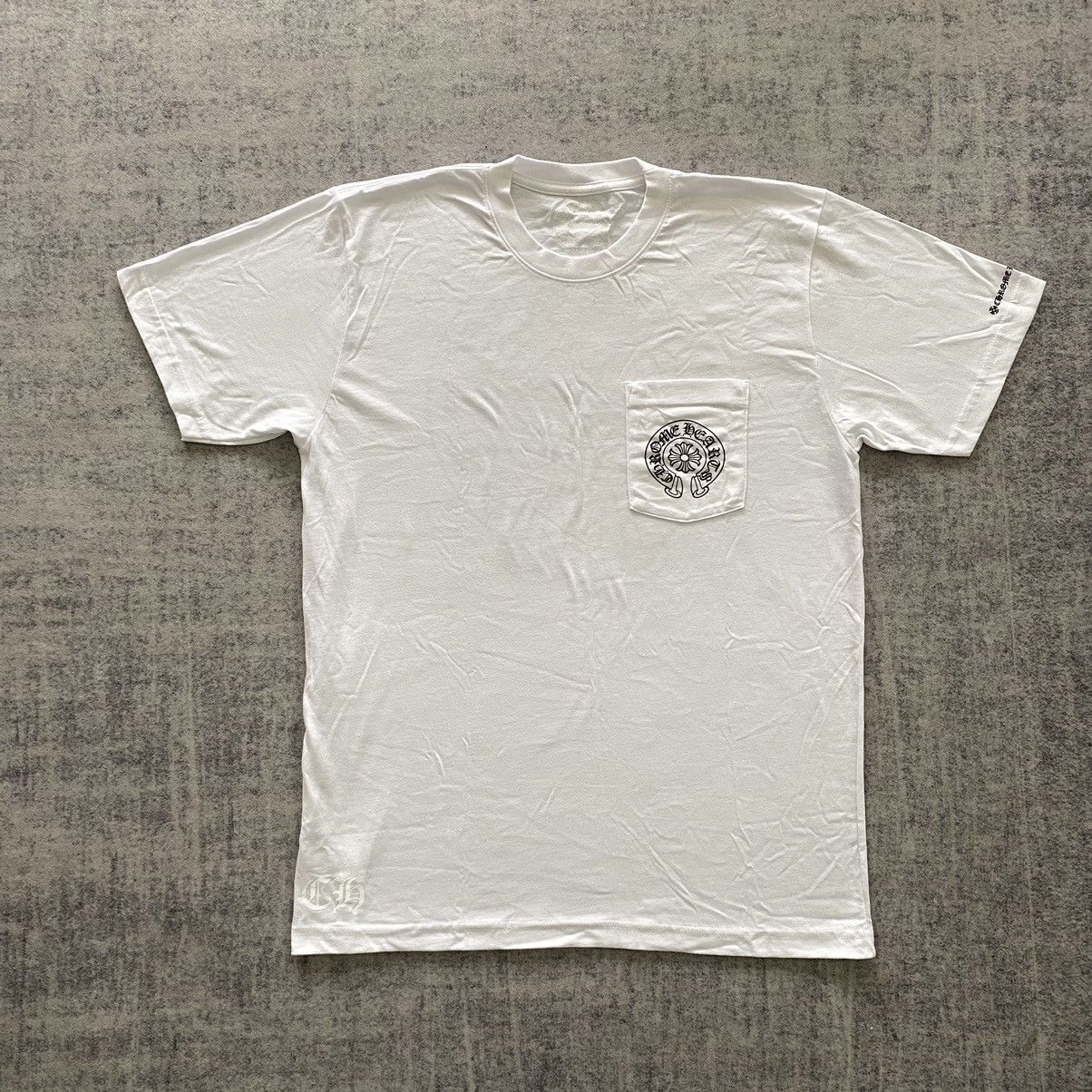 Chrome Hearts Horseshoe Logo Pocket T Shirt White | Grailed