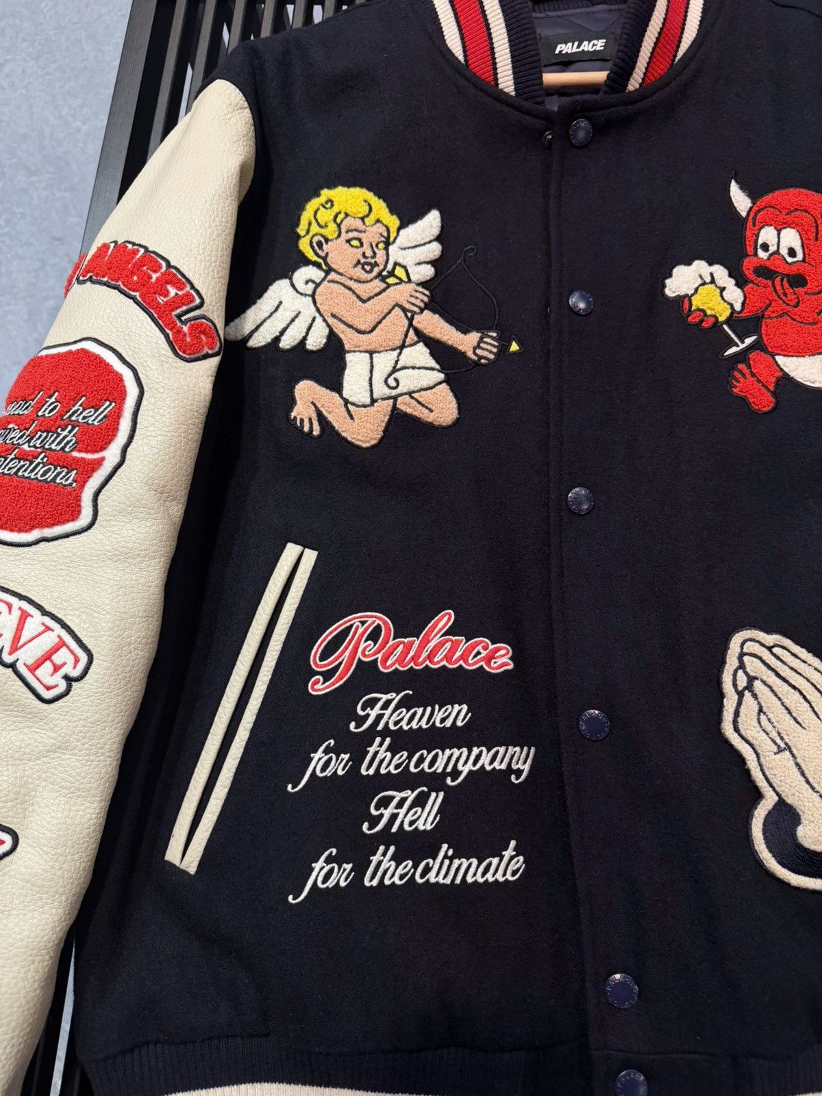 Palace Size M - Palace Fallen Angels Varsity Jacket Size US M / EU 48-50 / 2 - 4 Thumbnail
