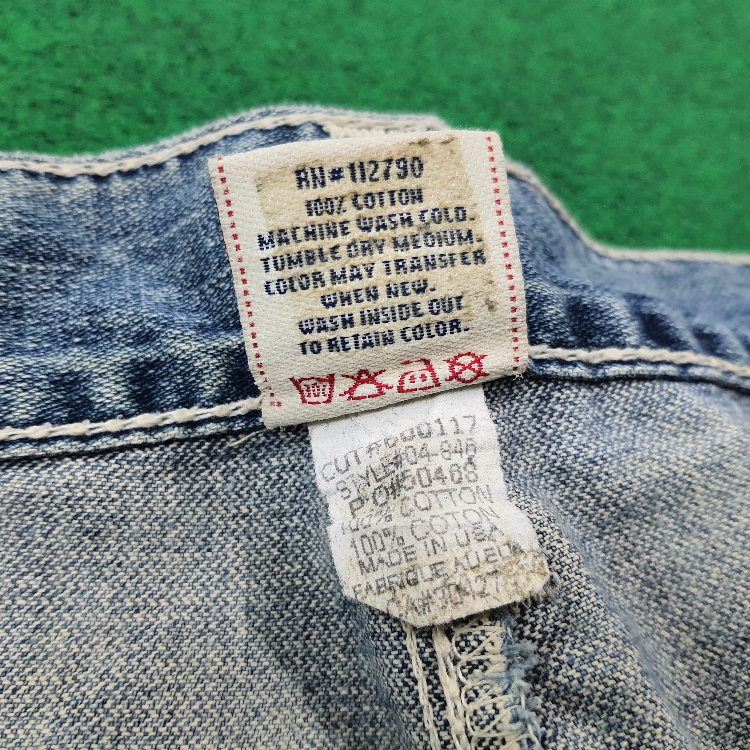 True Religion Vintage True Religion Marco Big T Distressed Jeans C272N13 Size US 33 - 10 Thumbnail