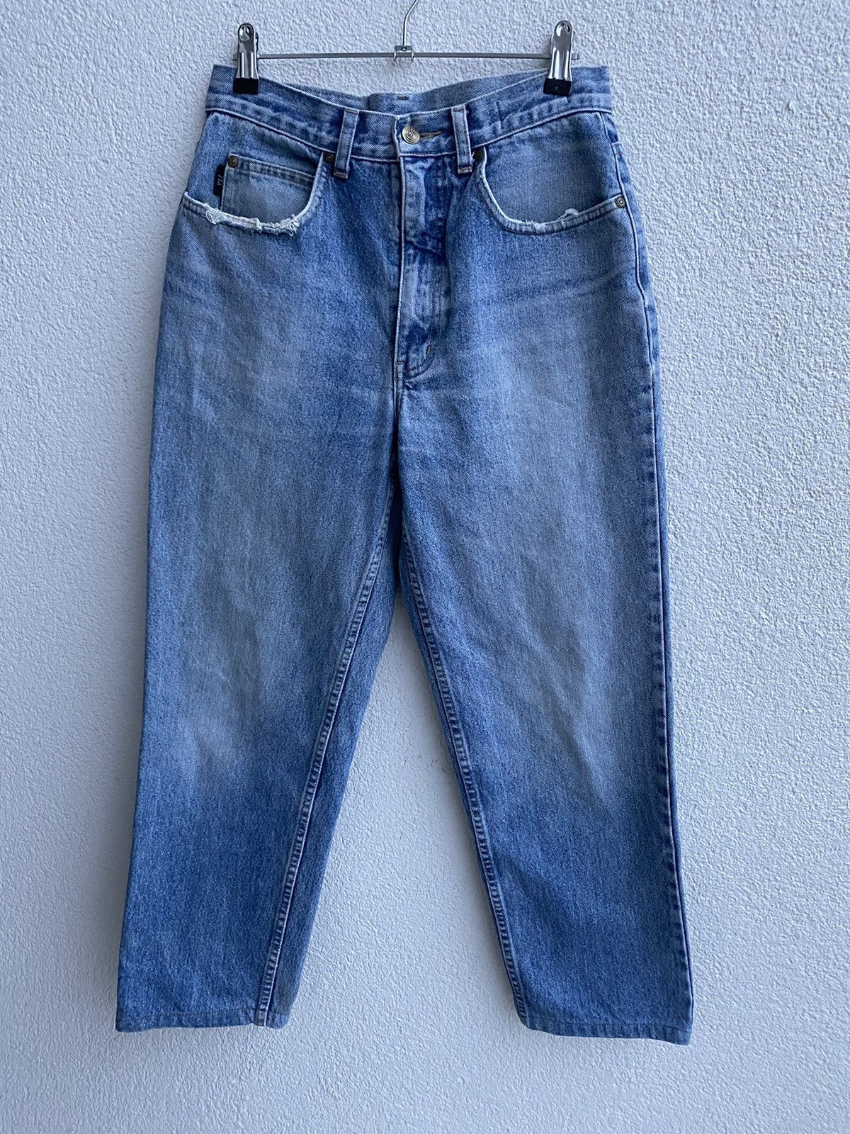 Yves Saint Laurent 28x28 YSL Jeans Denim Pants Cotton Navy Size US 28 / EU 44 - 8 Thumbnail