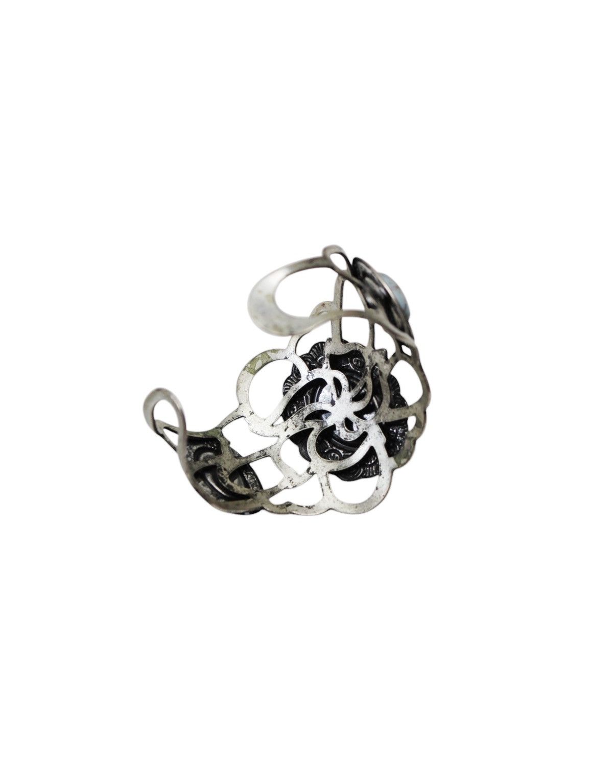 Japanese Brand × Vintage 2000S JAPANESE MADE BLUE STONE CUFF BRACELET Size ONE SIZE - 5 Thumbnail