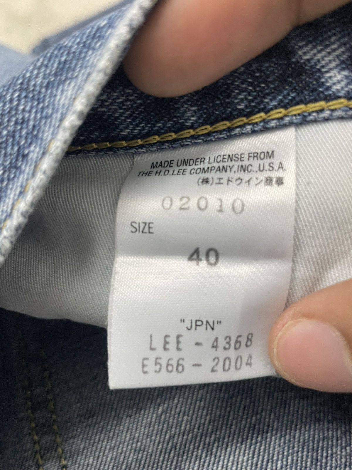 Lee Vintage Lee Japanese Denim Oversize Size US 39 - 13 Thumbnail