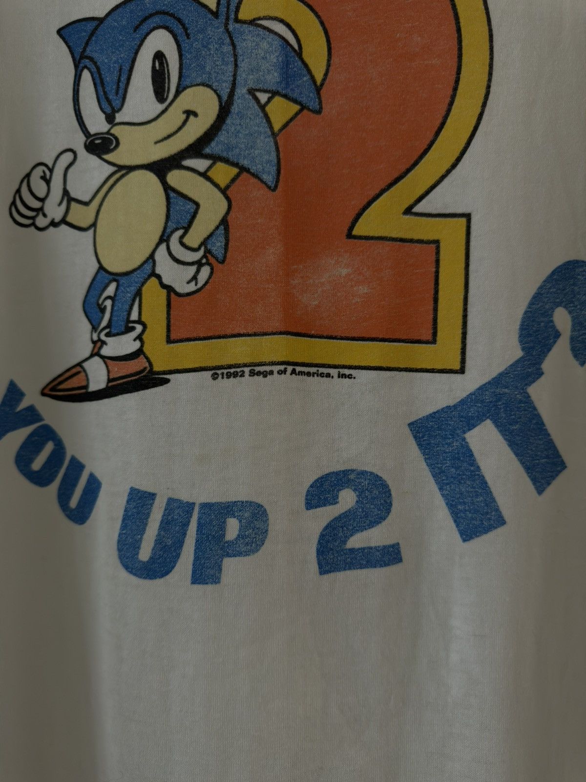Band Tees Vintage 1992 SEGA Sonic The Hedgehog T Shirt Size US XL / EU 56 / 4 - 3 Thumbnail
