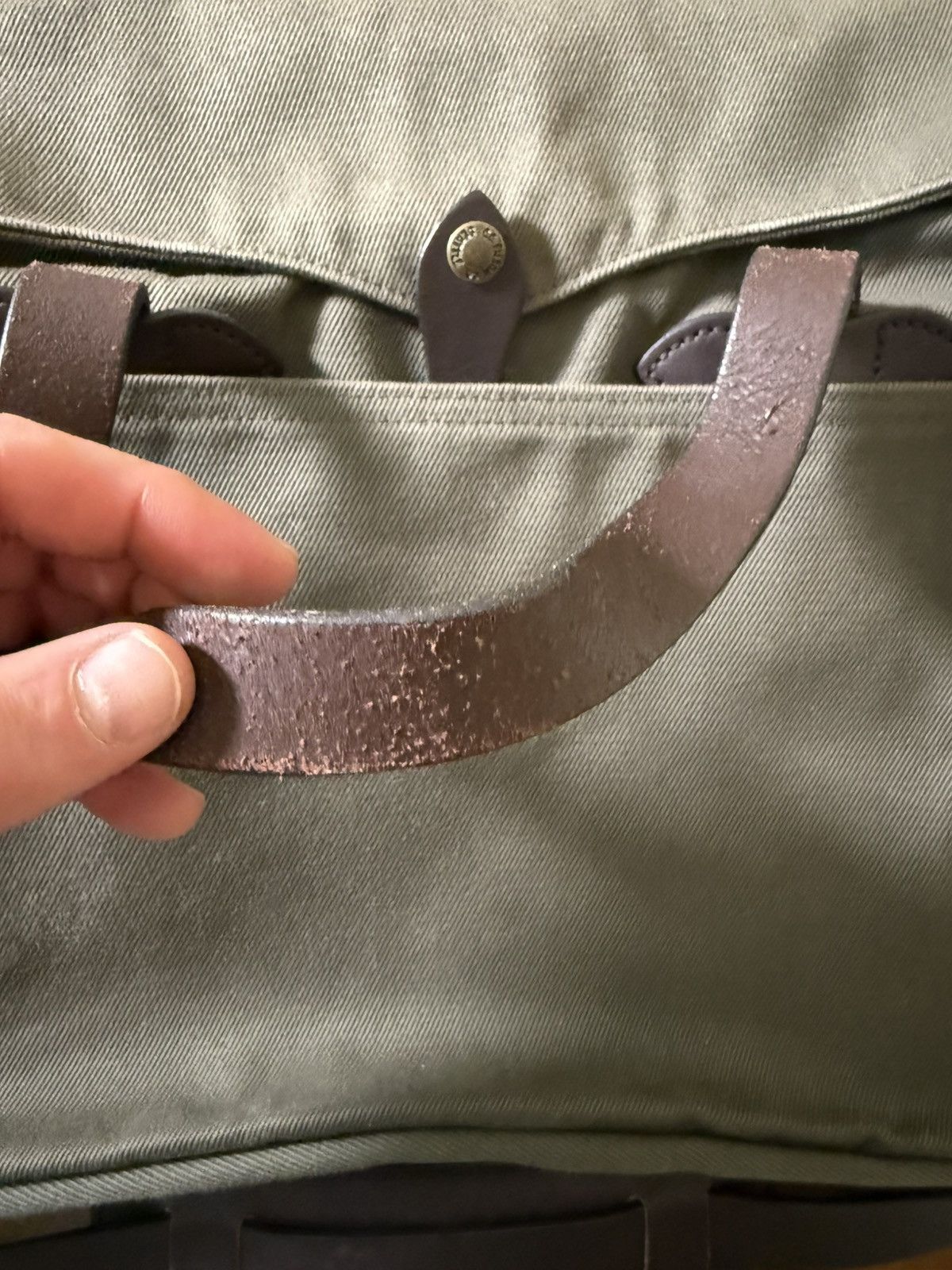 Filson Filson 256 Briefcase Otter Green USA Made Black Label Size ONE SIZE - 6 Thumbnail