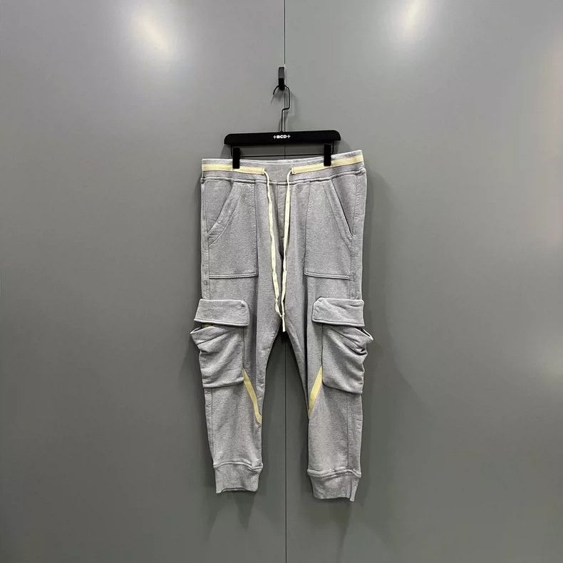 Greg Lauren greg lauren Grey pocket drawstring sports pants 2506-Nextar Size US 34 / EU 50 - 1 Thumbnail