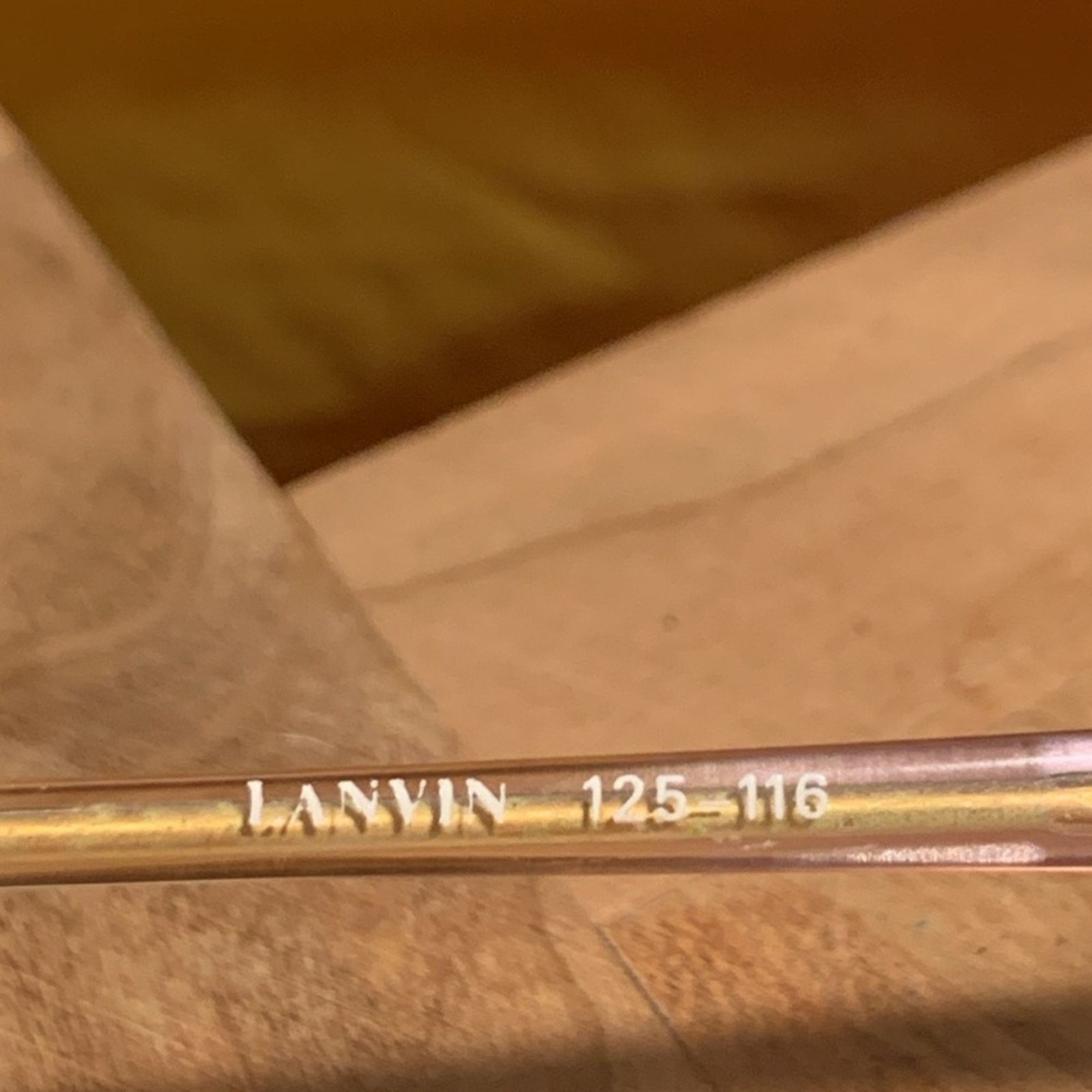 Lanvin 70's-80's Lanvin Paris eyeglass frames Size ONE SIZE - 9 Thumbnail