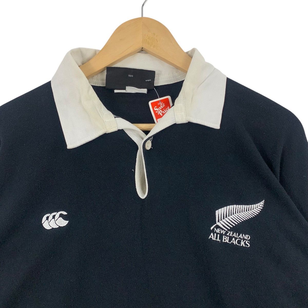 Canterbury of New Zealand Vintage CANTERBURY Of NEW ZEALAND All Black Rugby Tshirt Size US L / EU 52-54 / 3 - 3 Thumbnail