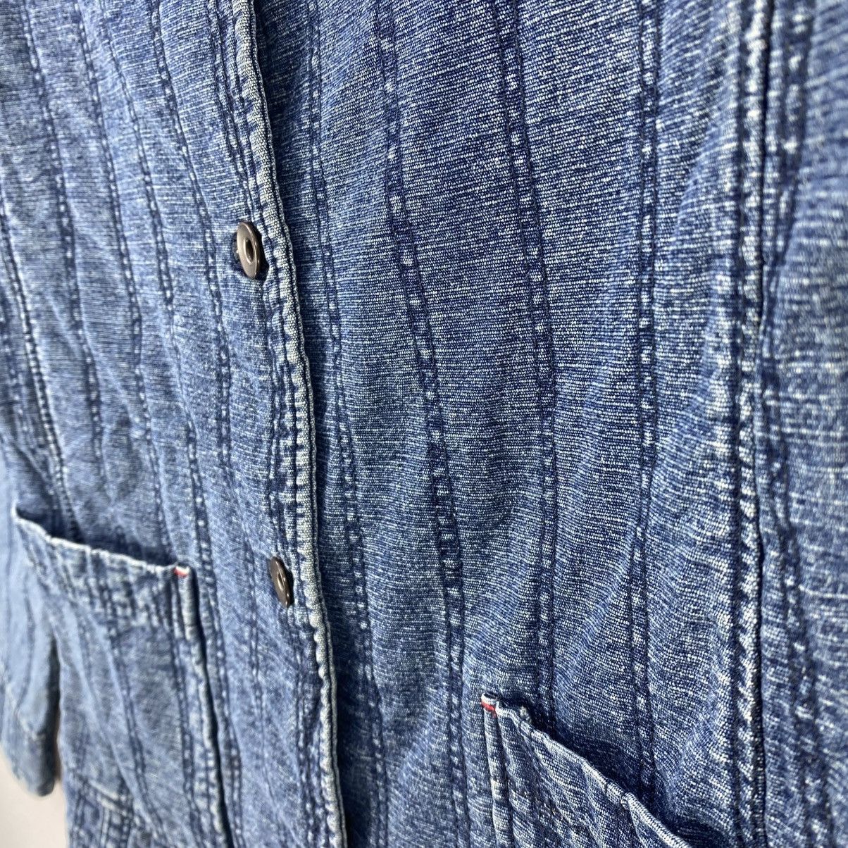 Japanese Brand VertDense Japanese Workwear Style Denim Jacket Selvedge Look Size XS / US 0-2 / IT 36-38 - 8 Thumbnail