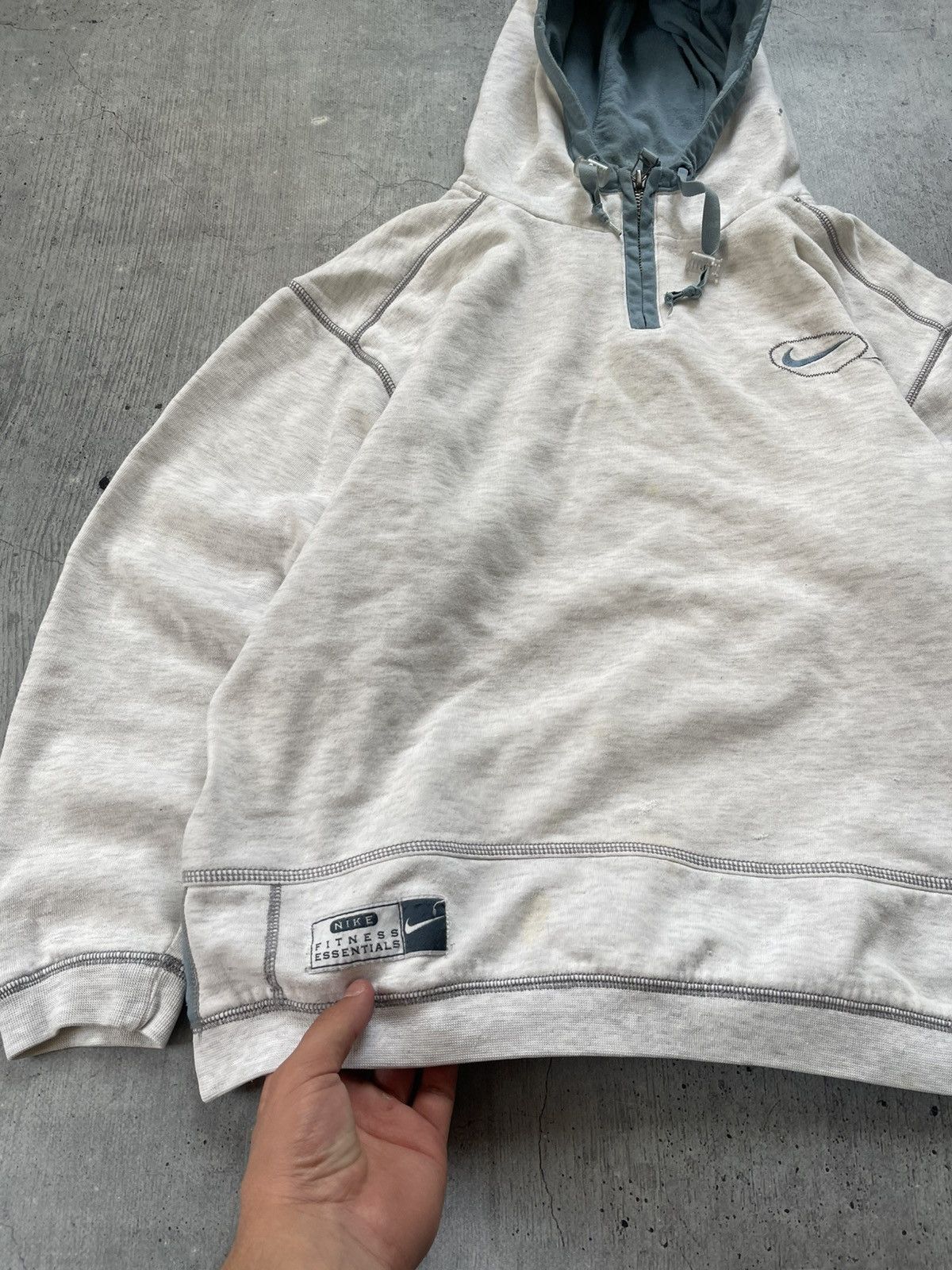 Nike × Vintage Vintage Nike Hoodie Small Logo Y2K 90s USA Style USA Size US M / EU 48-50 / 2 - 2 Thumbnail