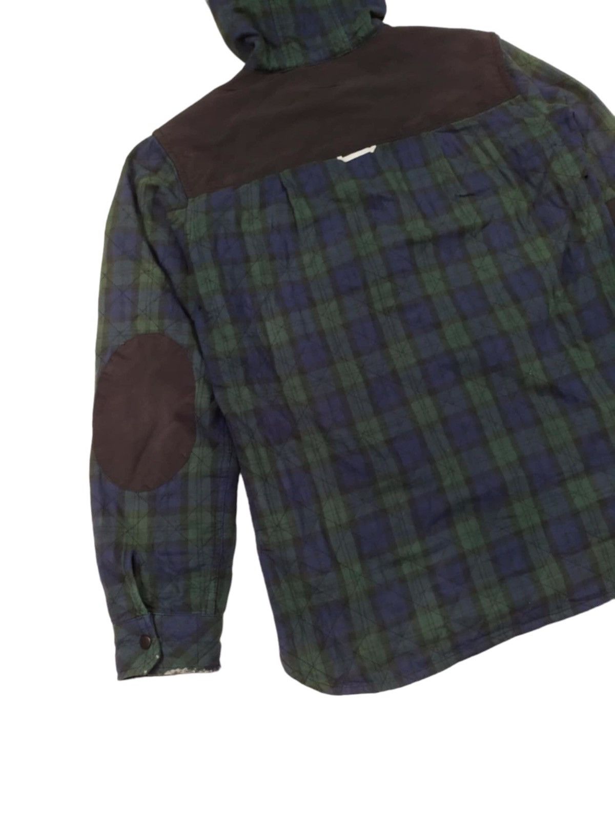 Fred Perry × Vintage VINTAGE Fred Perry Quilte Distressed Hooded Jacket Size US XL / EU 56 / 4 - 12 Thumbnail