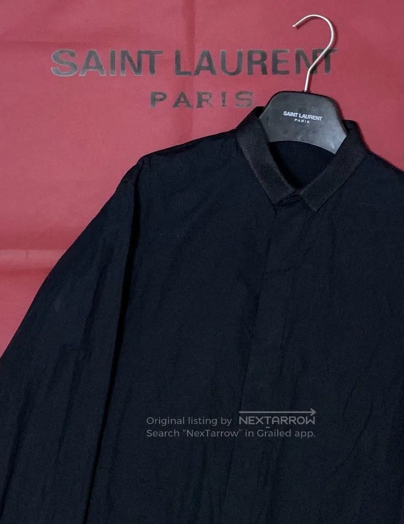 Dior Dior Size 39 Black Tie Shirt i Size US L / EU 52-54 / 3 - 8 Thumbnail