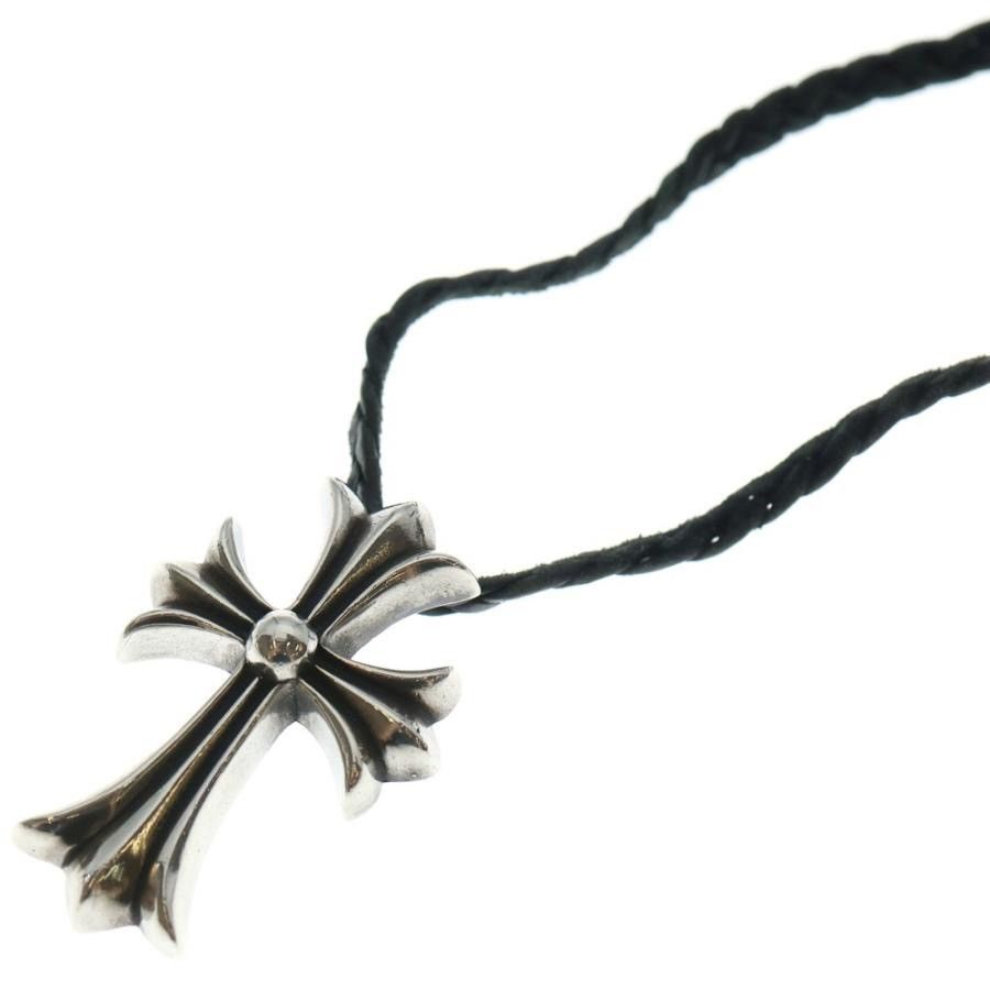 Chrome Hearts Chrome Hearts CH Cross Leather Braid PENDANT Necklace Size ONE SIZE - 1 Thumbnail
