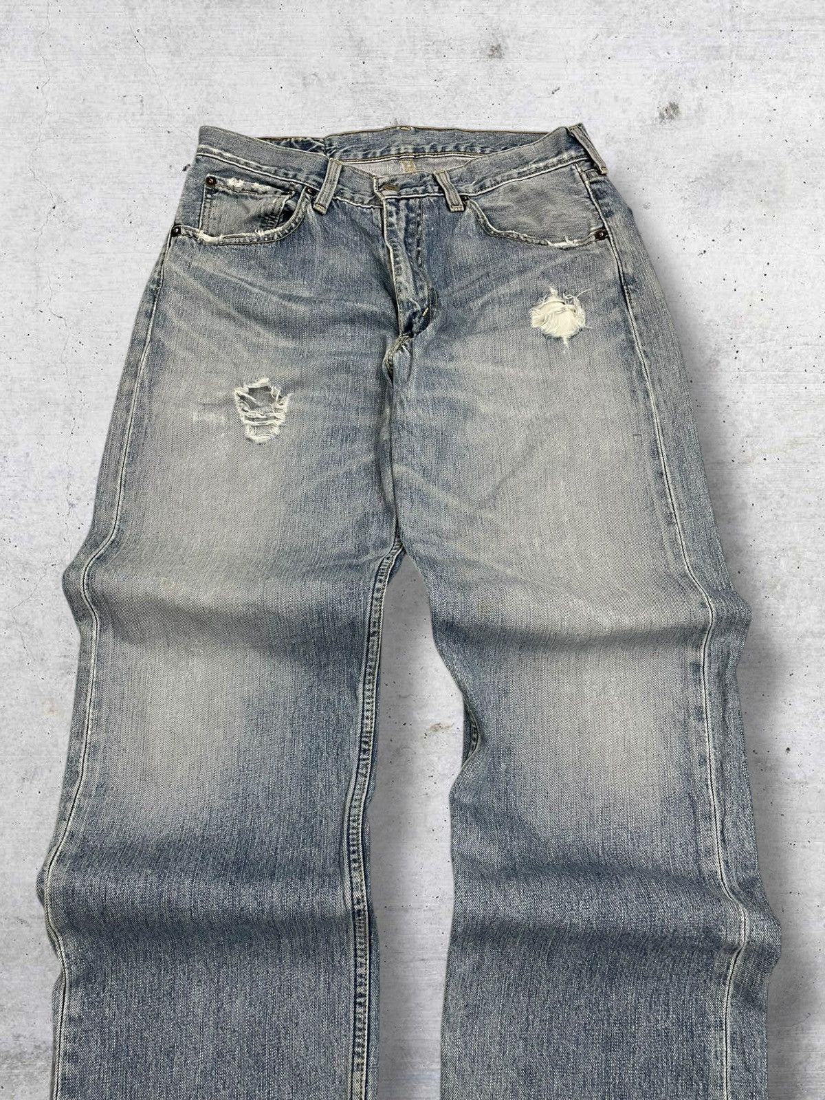 Levi's Vintage Clothing VINTAGE 503 LEVIS USA DESIGNER 90S OLD DISTRESSED OG DENIM Size US 31 - 4 Thumbnail