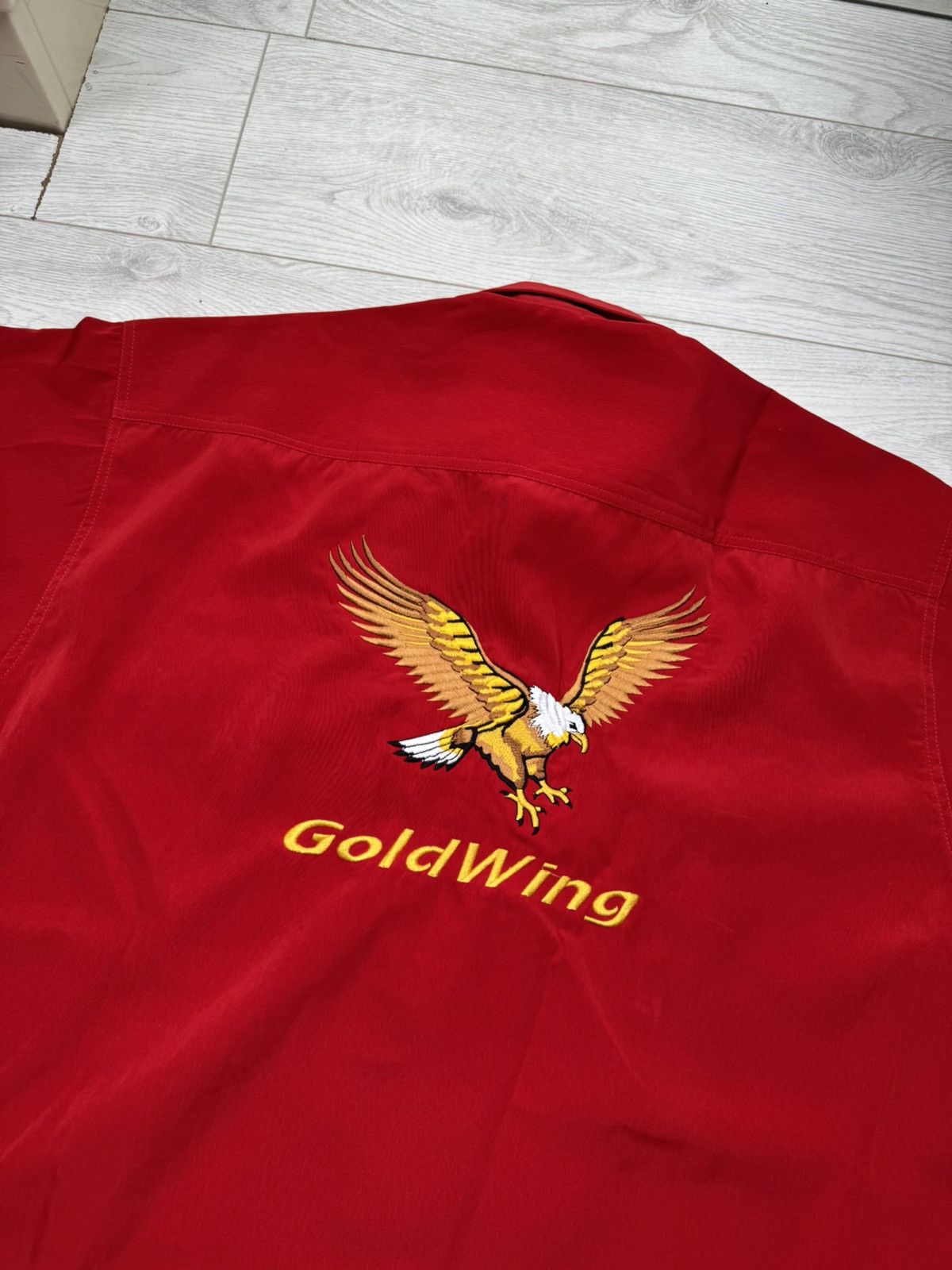 Honda Vintage Honda Racing Woody Woodpecker Gold Wing Shirt Size US XXL / EU 58 / 5 - 8 Thumbnail