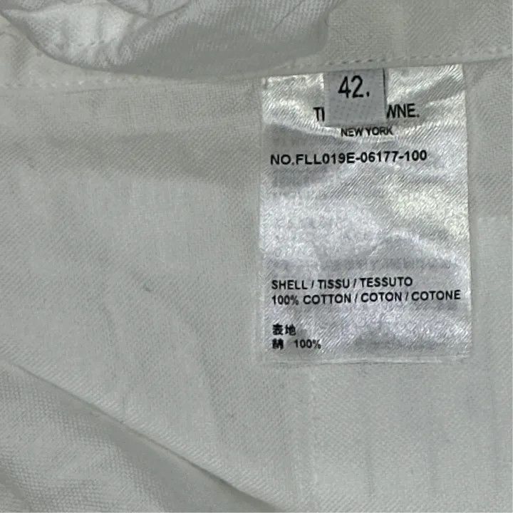 Thom Browne Thom Browne White Long Sleeve Shirt -2507 Size M / US 6-8 / IT 42-44 - 2 Thumbnail