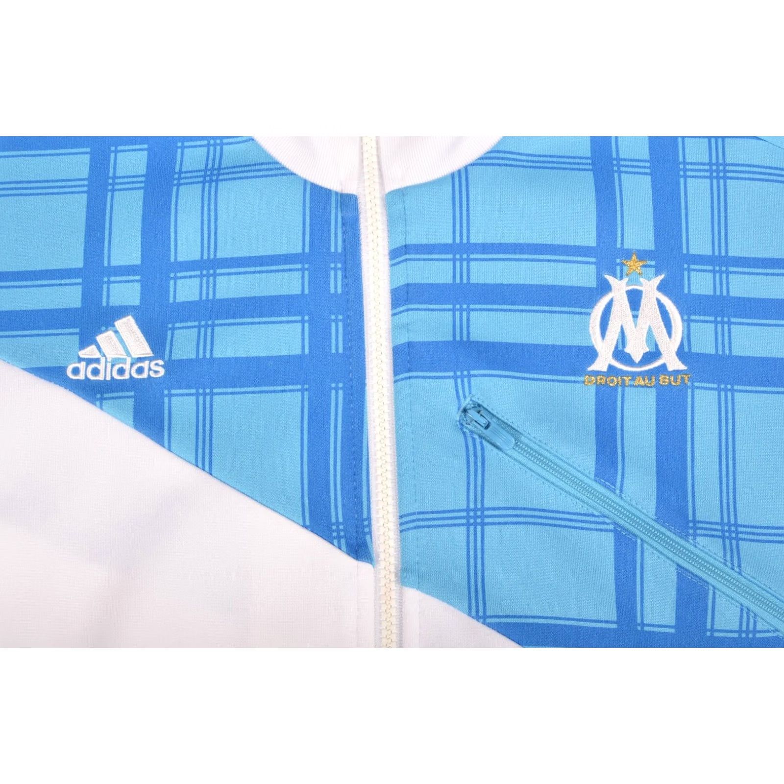 Adidas Adidas Track Jacket Mens M Football Soccer 2010 100% Polyester White P94279 Vintage Olympique de Marseille Style: Track Jacket, Soccer Size US M / EU 48-50 / 2 - 3 Thumbnail