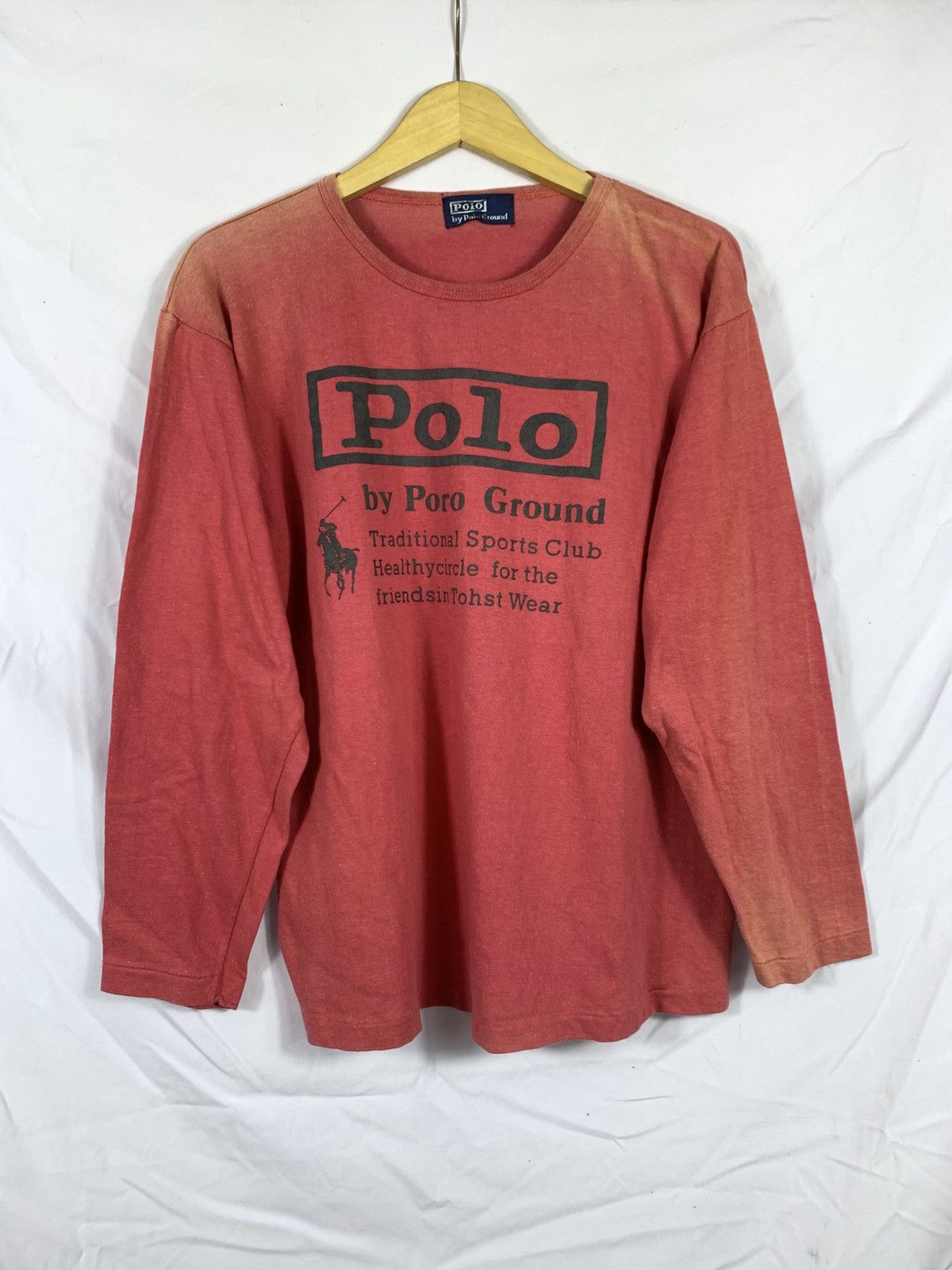 Polo Ralph Lauren Vtg Polo by Polo Ground Distressed Longslevee Size US L / EU 52-54 / 3 - 2 Thumbnail