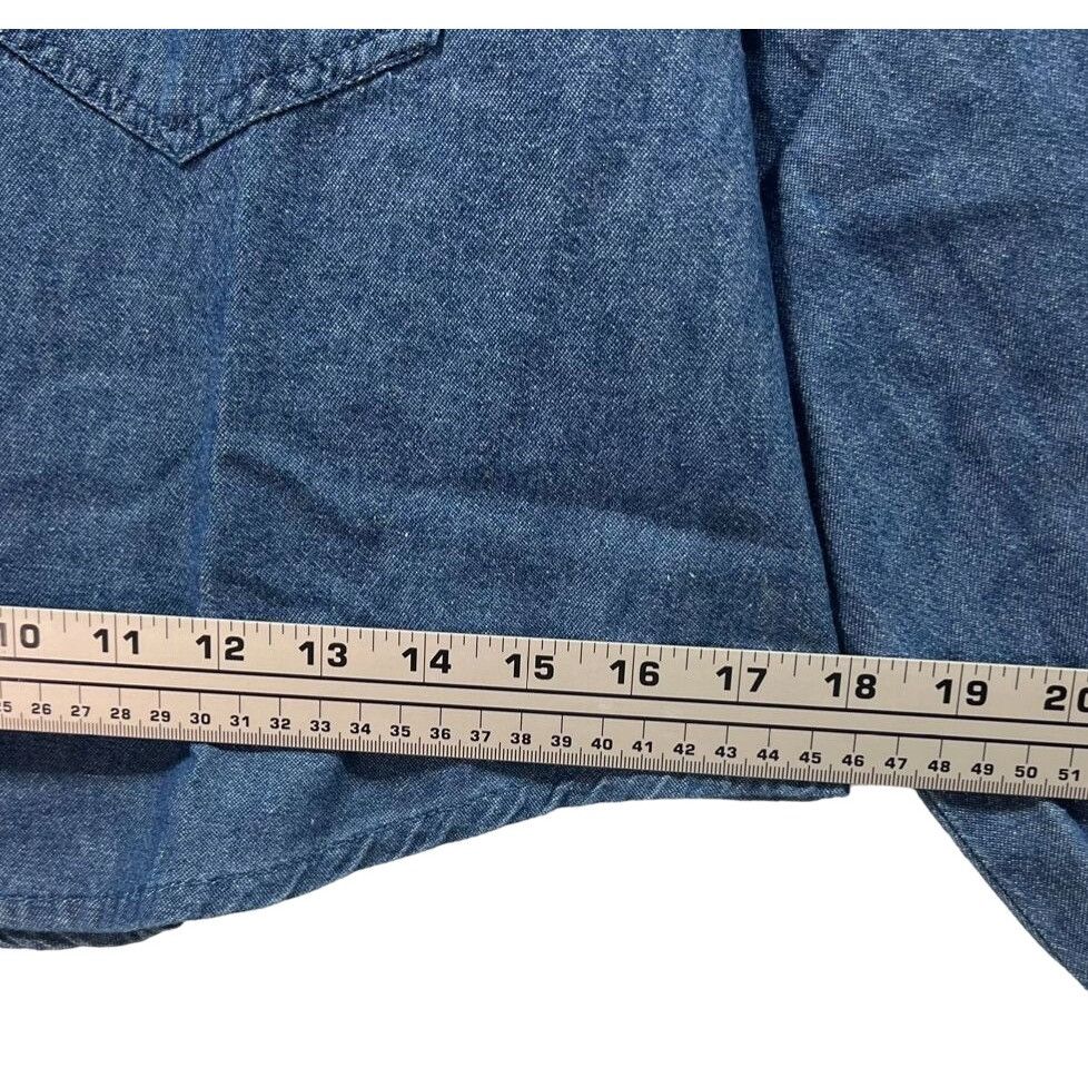Other Sweet Envy- Women's Chambray Long Sleeve Button Down Shirt W Size M / US 6-8 / IT 42-44 - 5 Thumbnail