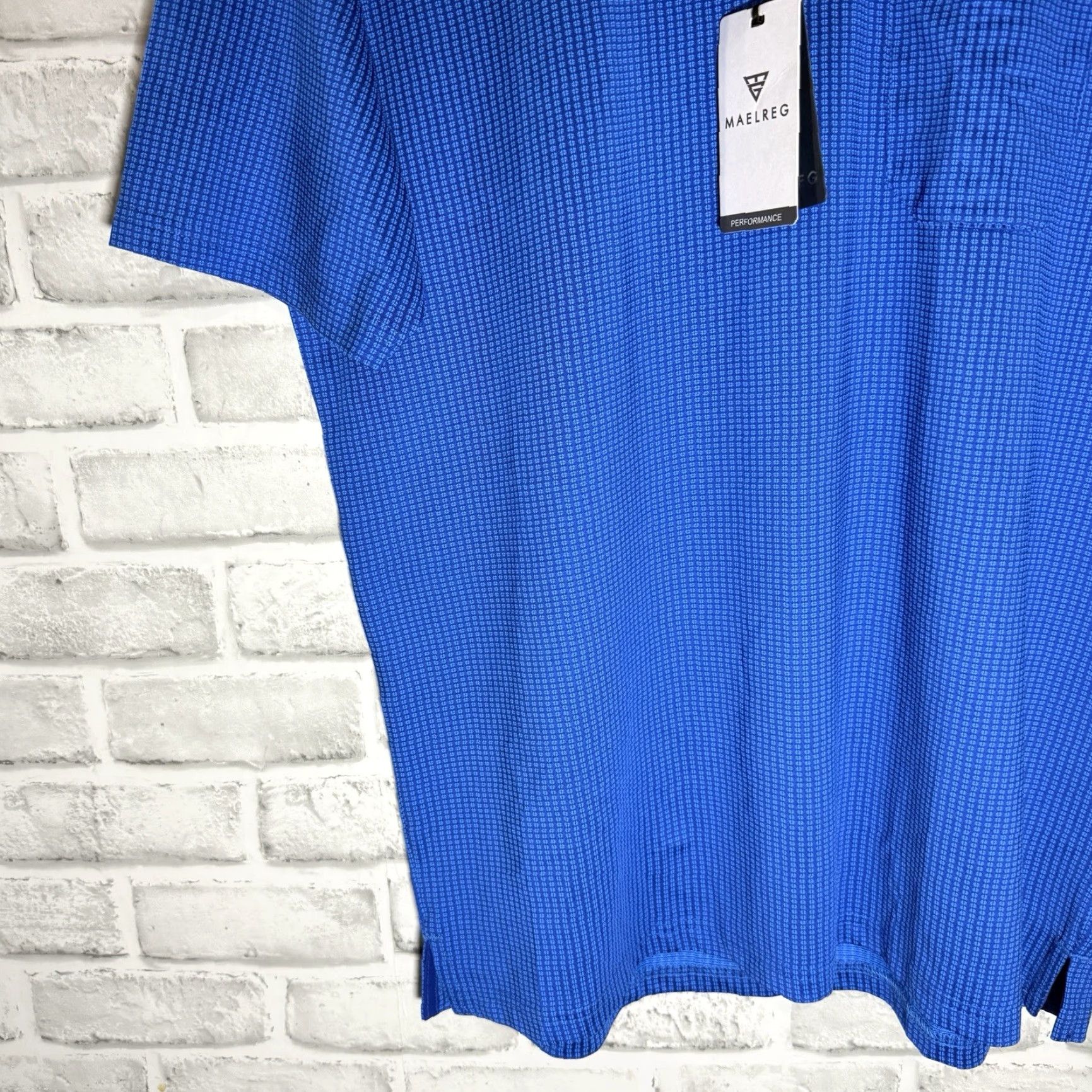 Vintage NWT Maelreg Blue Athletic Polo Shirt Men's Regular Size M Size US M / EU 48-50 / 2 - 3 Thumbnail