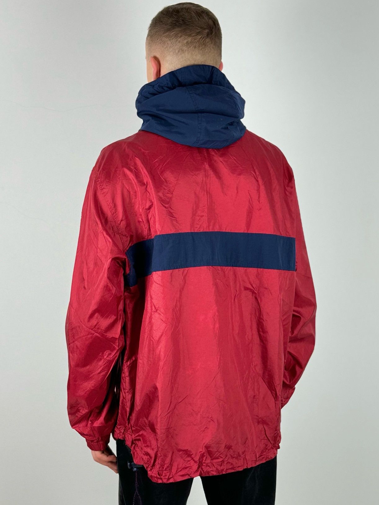 Tommy Hilfiger Vintage Tommy Hilfiger Red Anorak Jacket Size US XL / EU 56 / 4 - 3 Thumbnail