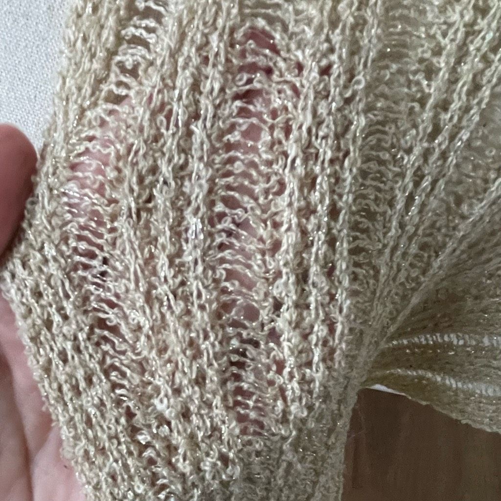 Vintage Vintage Glentex Tan Gold Shrug Sweater Tie Front Cardigan Op Size M / US 6-8 / IT 42-44 - 6 Thumbnail
