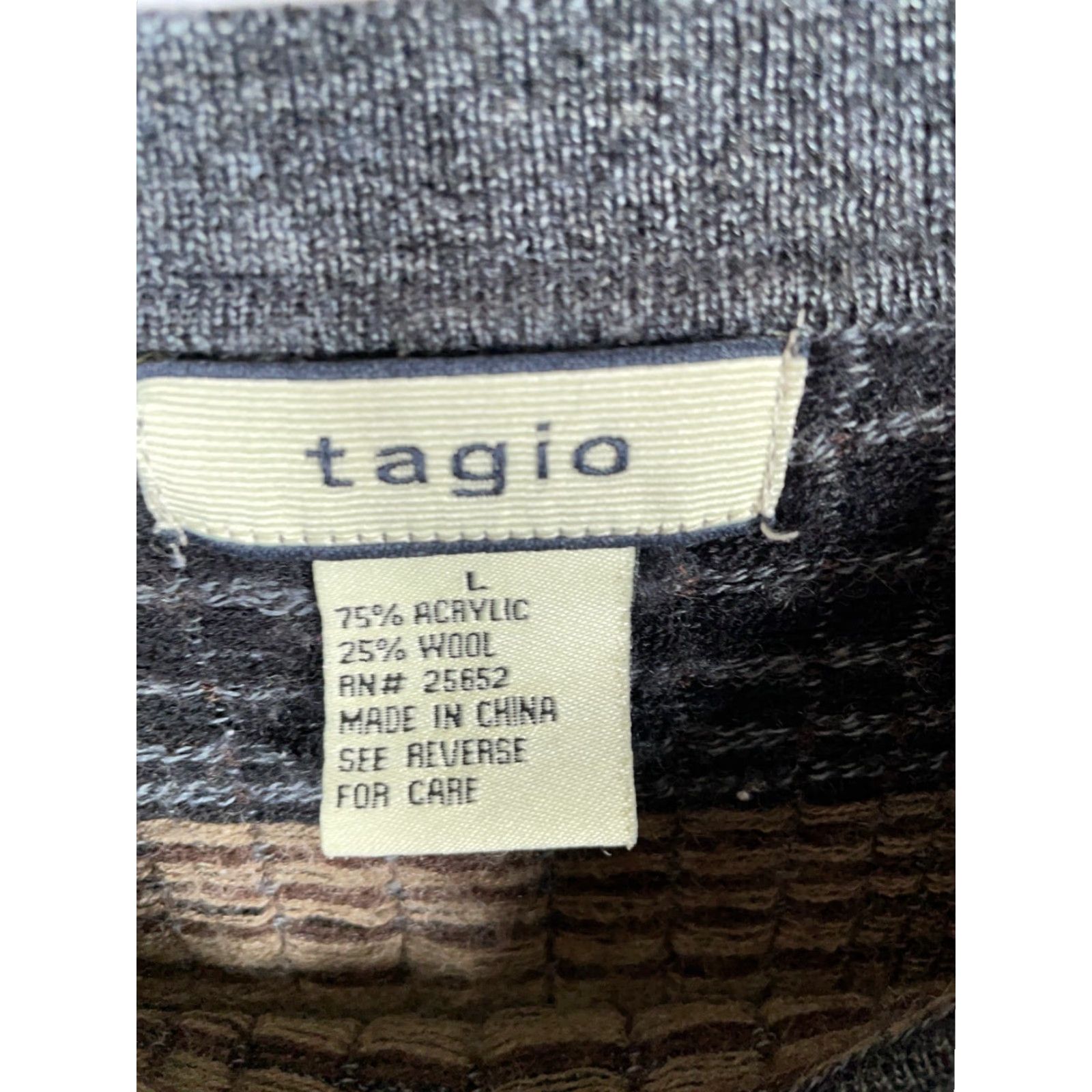 Vintage VINTAGE Tagio Wool Blend Check Sweater Adult Large Brown Lightweight Knit 90s Dad Preppy Mens Size US L / EU 52-54 / 3 - 3 Thumbnail