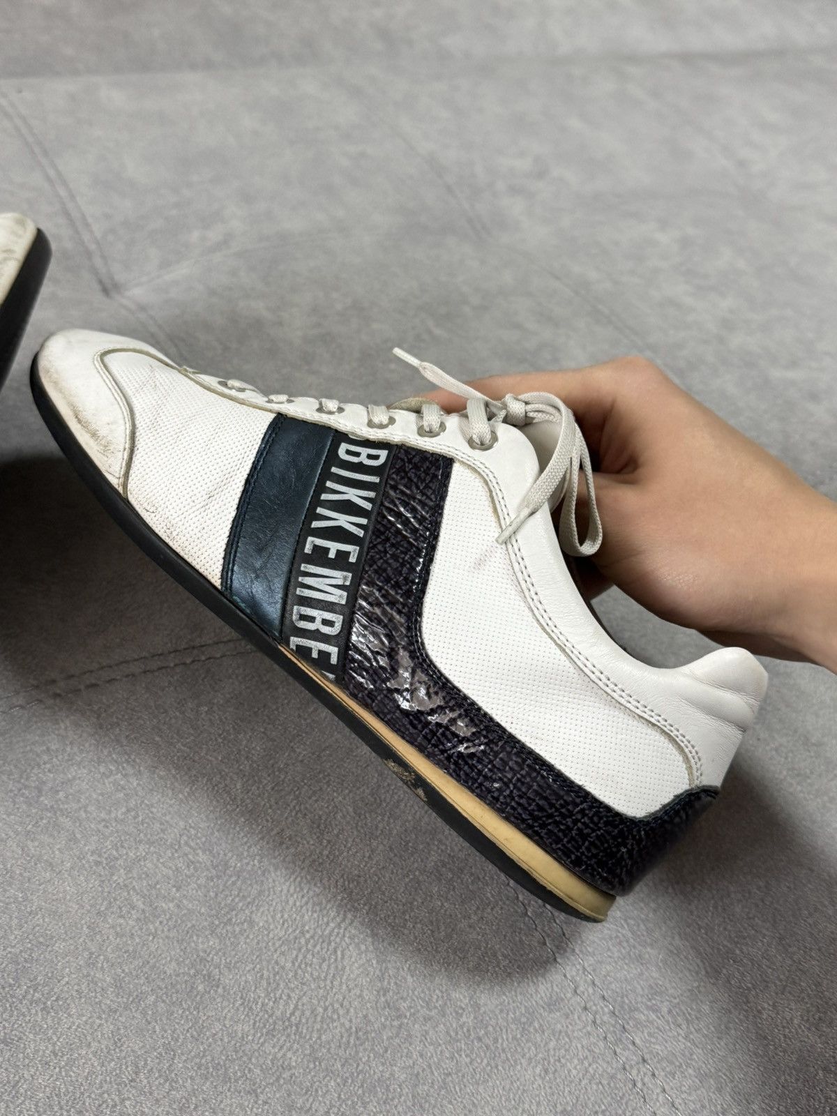 Dirk Bikkembergs × Vintage Dirk Bikkembergs Leather Y2K Avant garde Shoes Sneakers 41 Size US 8 / EU 41 - 13 Thumbnail