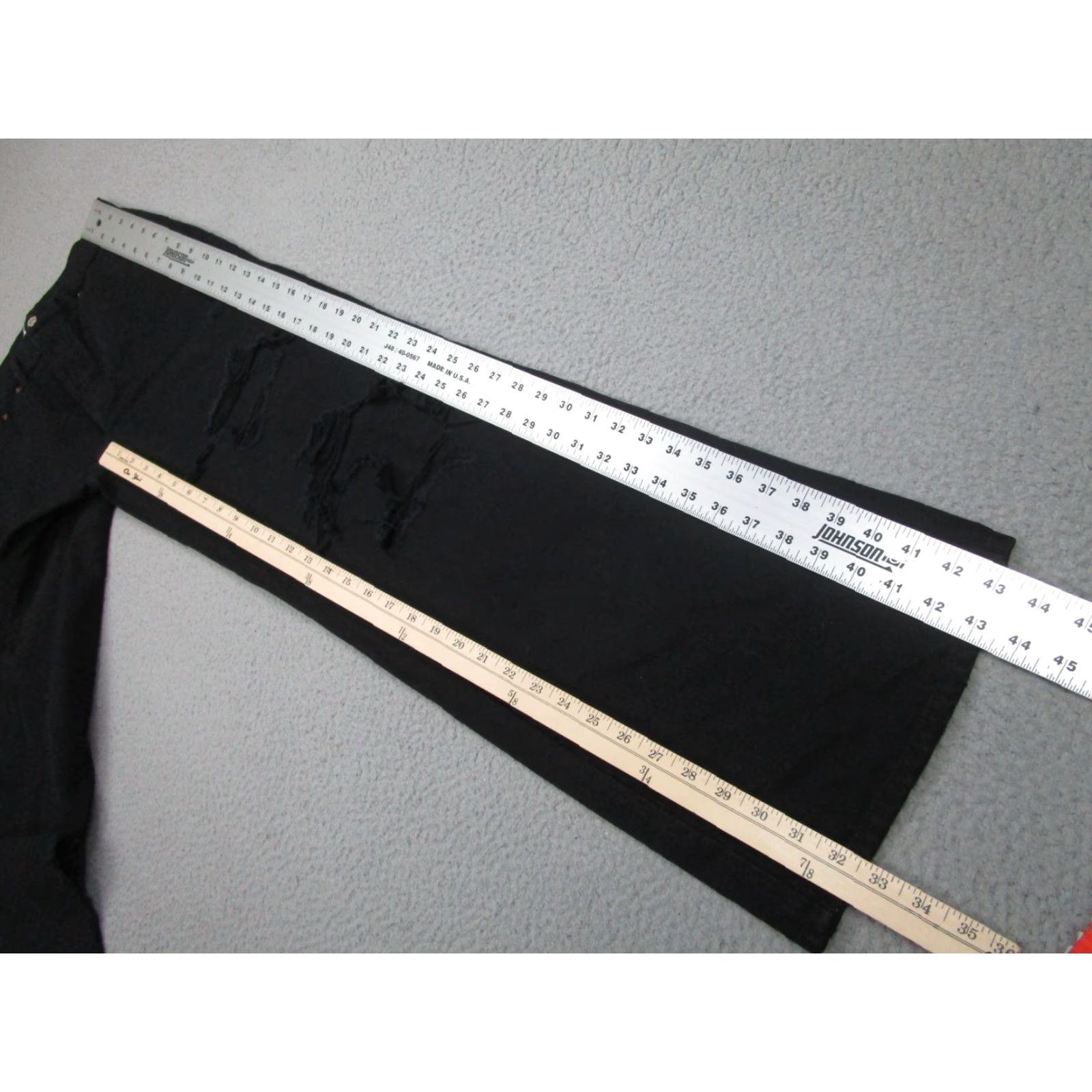 Pacsun Pacsun Skater Baggy Jeans Womens 28 Black Wide Leg PacSun 90s Grunge Vintage No Size 28" / US 6 / IT 42 - 4 Thumbnail