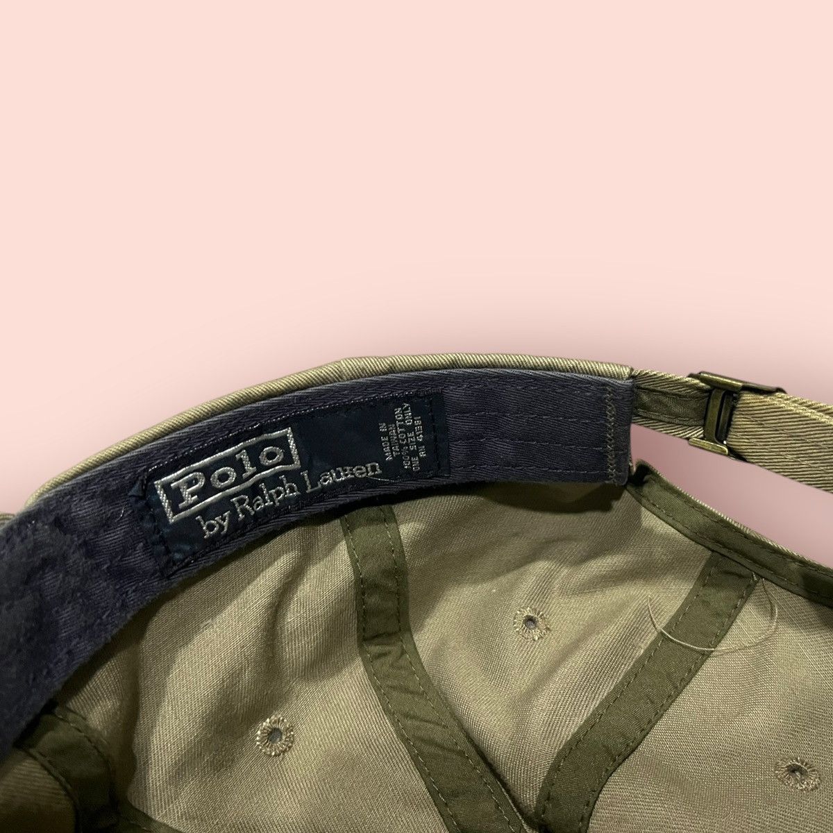 Polo Ralph Lauren VINTAGE POLO BIG EMBROIDERED SPELL OUT STRAPBACK CAP Size ONE SIZE - 22 Thumbnail