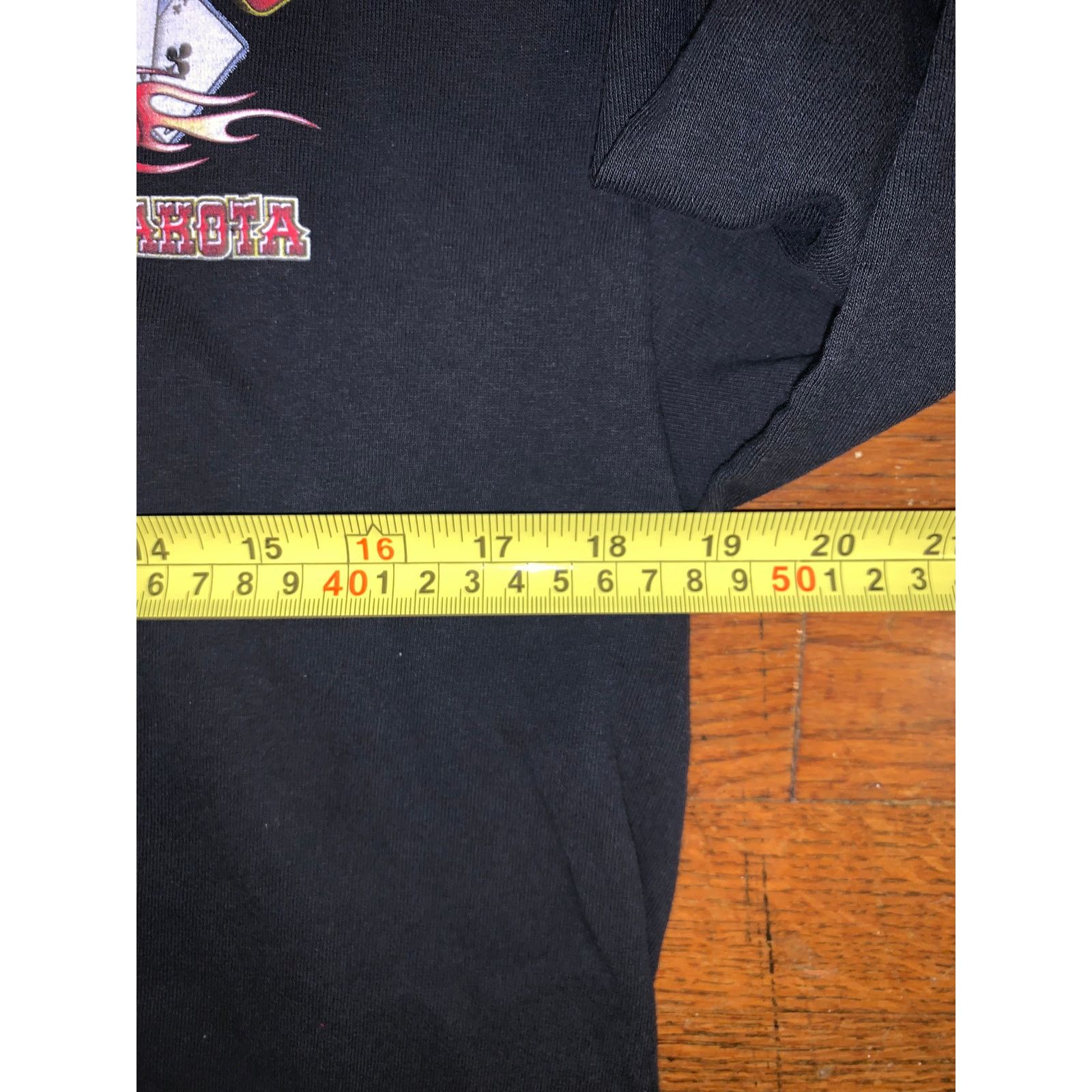 Other Deadwood South Dakota Long Sleeve Biker Skeleton Cards S M Size US M / EU 48-50 / 2 - 10 Thumbnail