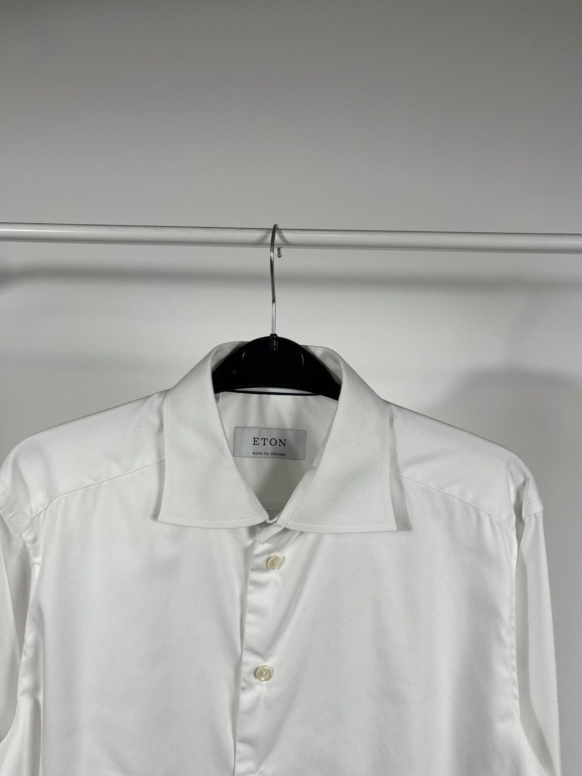 Eton Eton Made to Measure White Dress Shirt Long Sleeve Estonia Size US L / EU 52-54 / 3 - 3 Thumbnail
