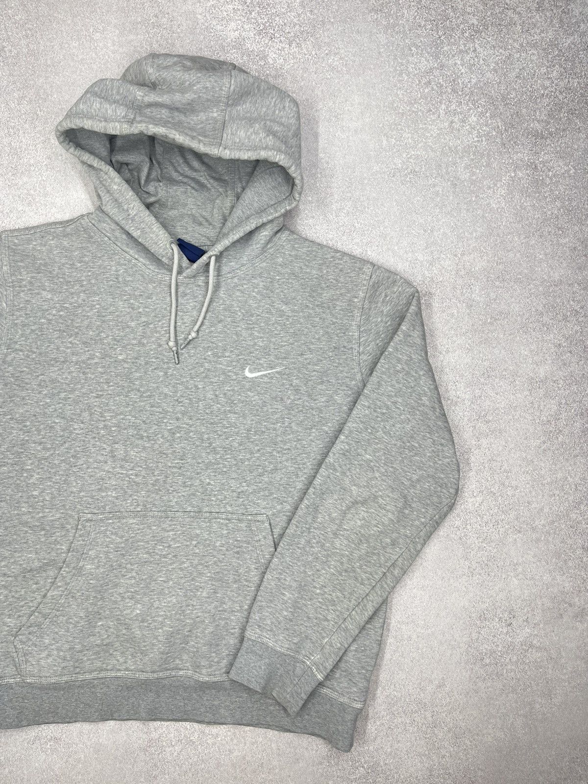 Nike × Nike ACG × Vintage Vintage Nike Basic Grey Hoodie Small Logo White Y2K ACG TN Size US L / EU 52-54 / 3 - 3 Thumbnail