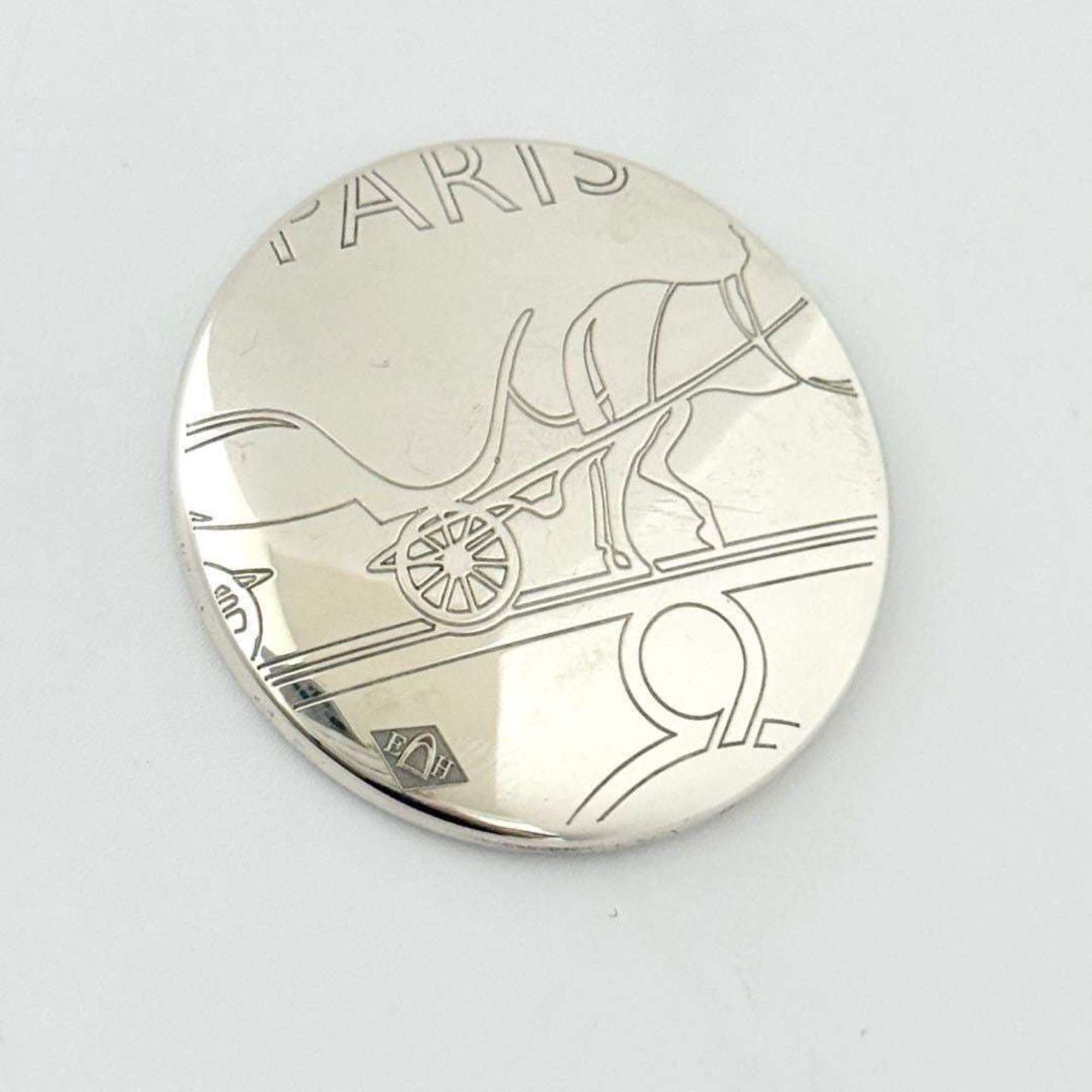 Hermes Women's Men's Vintage Brooch Pin Badge 925