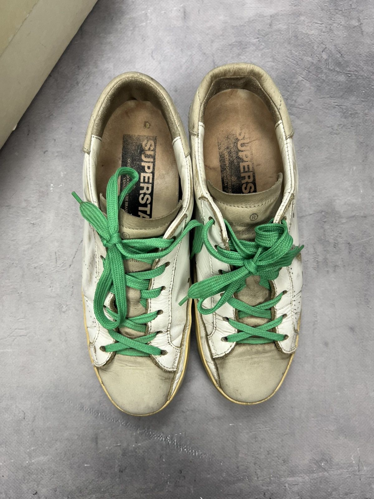 Golden Goose GOLDEN GOOSE GGDB SUPERSTAR White Leather sneakers sz37 Size US 7 / IT 37 - 5 Thumbnail