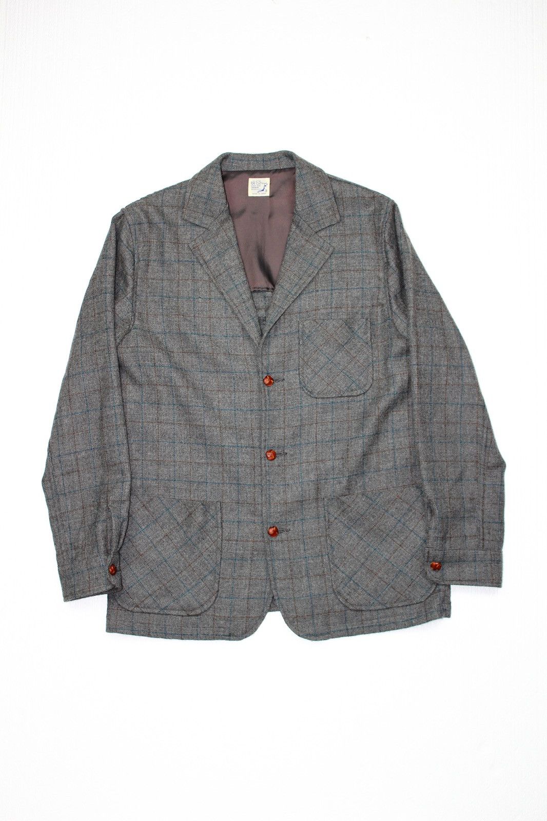 Orslow Plaid Wool Blazer Size US L / EU 52-54 / 3 - 1 Thumbnail