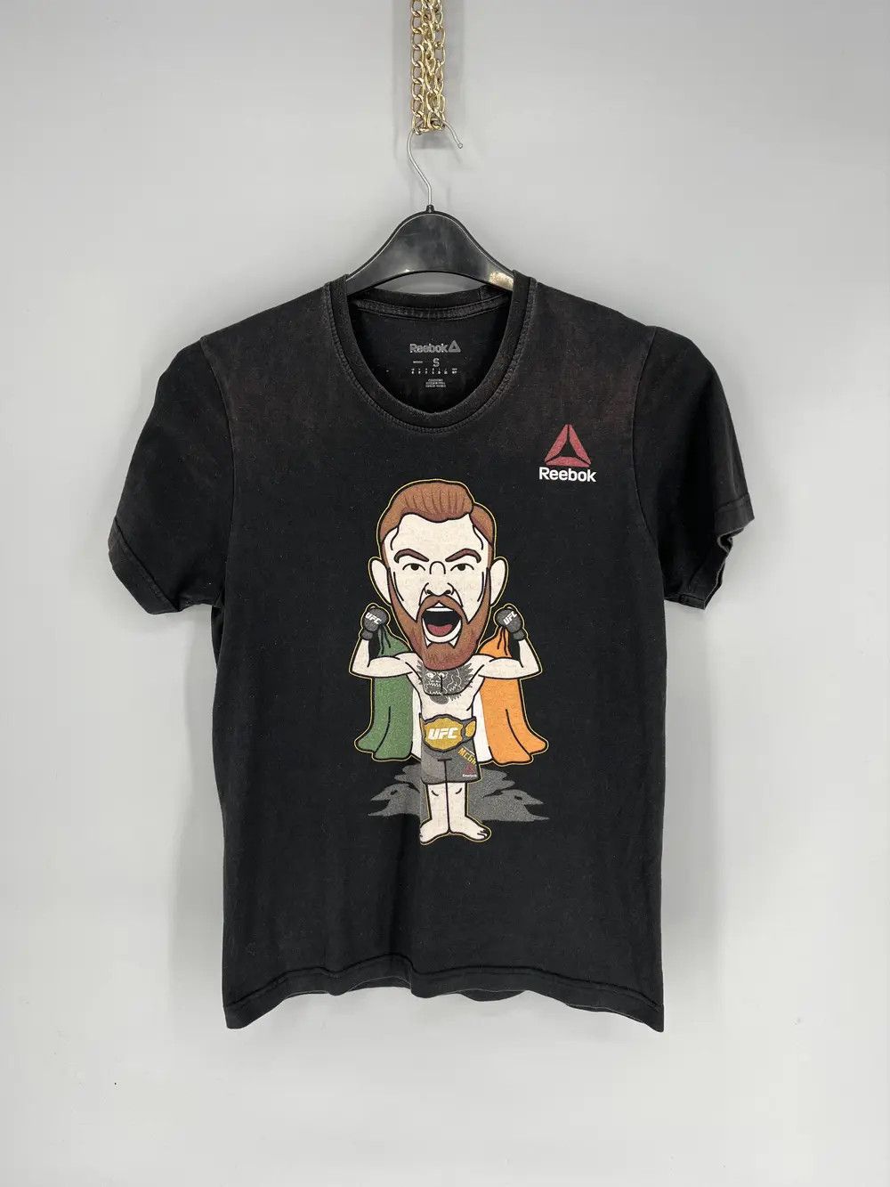 Reebok Vintage Y2K Reebok Conor McGregor Streetwear T- Shirt Size US S / EU 44-46 / 1 - 1 Thumbnail