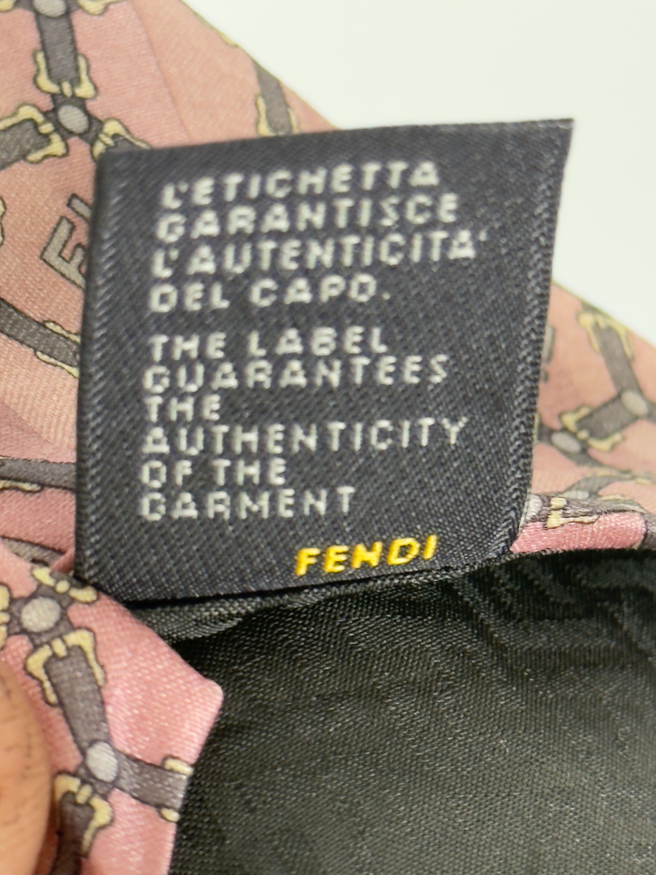 Fendi 🔥 ff fendi tie new pink monogram Size ONE SIZE - 9 Thumbnail
