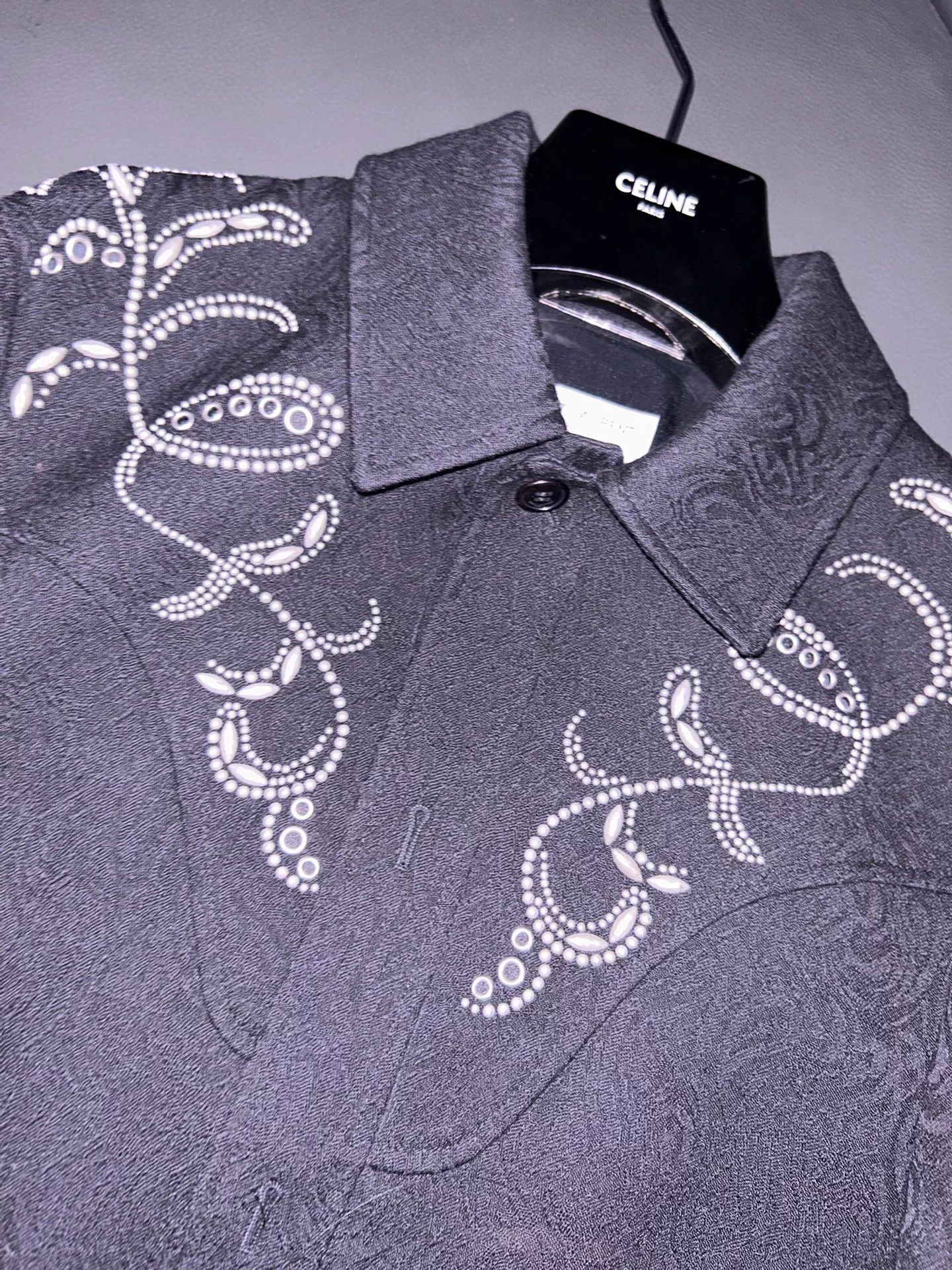Saint Laurent Paris SLP 2019SS Beaded Tree of Life Wool Jacket 44 Size US S / EU 44-46 / 1 - 4 Thumbnail
