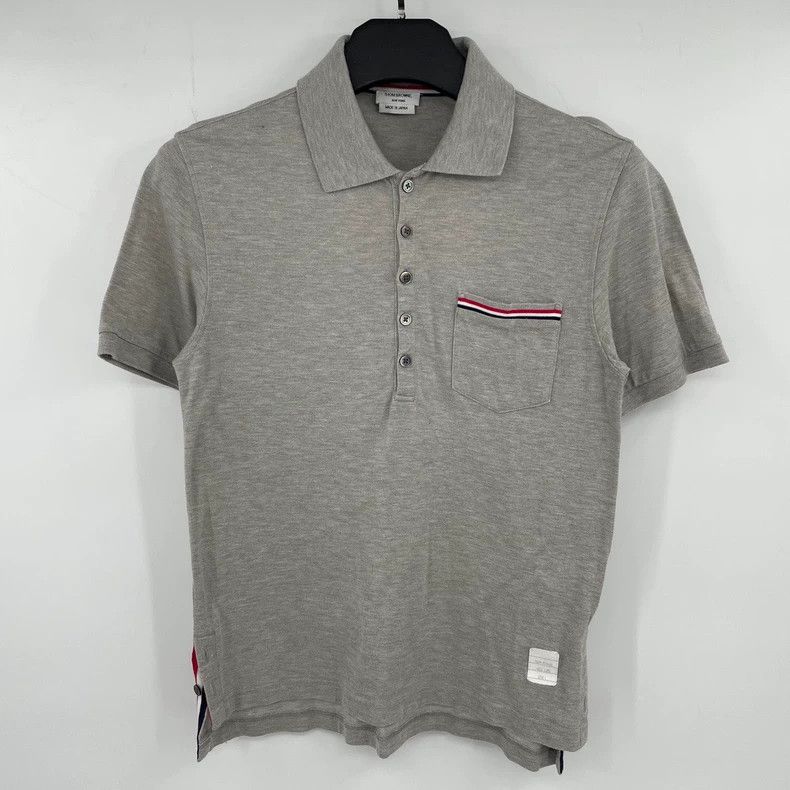 Thom Browne Thom Browne Striped Polo Shirt-dmc Size US M / EU 48-50 / 2 - 1 Thumbnail