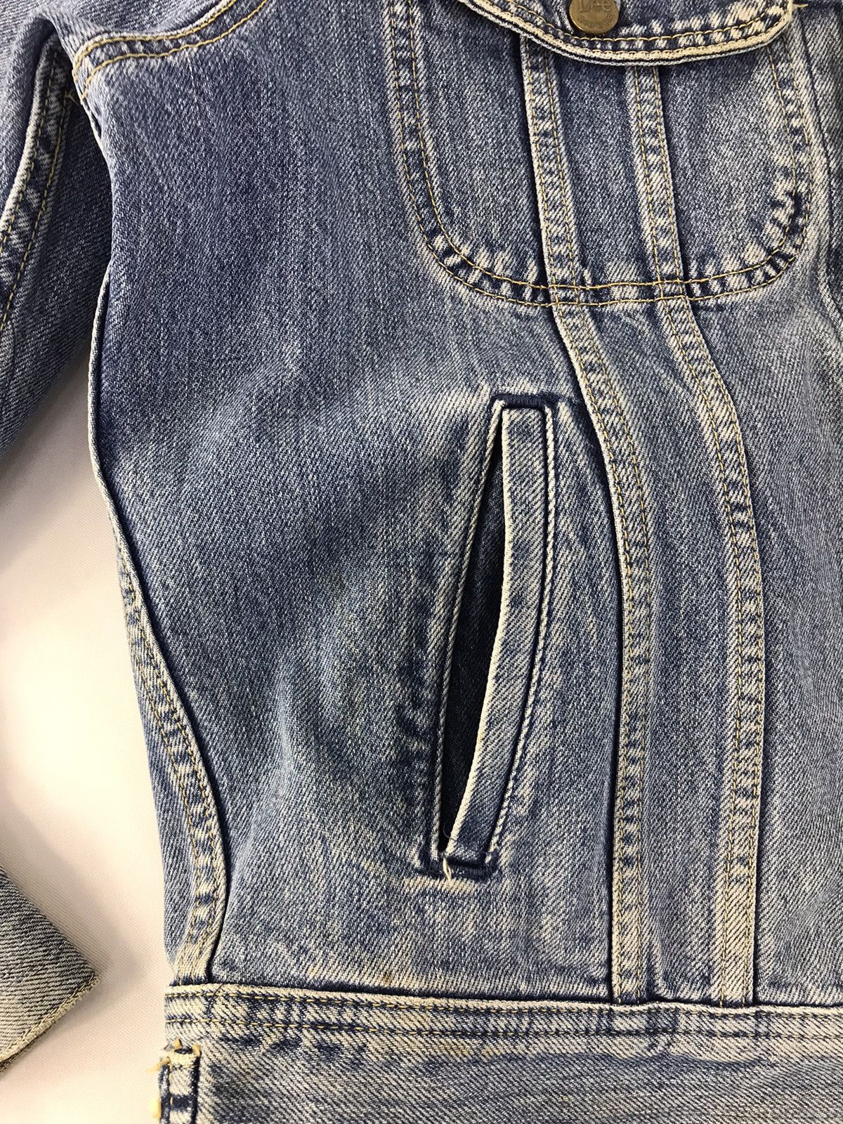 Edwin × Lee × Vintage Vintage Lee Riders By Edwin Trucker Denim Jeans Size US L / EU 52-54 / 3 - 6 Thumbnail