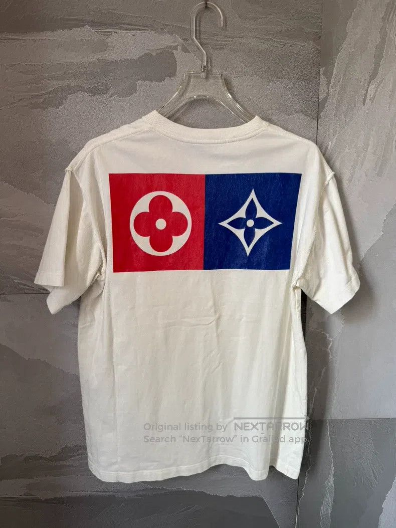 Louis Vuitton Louis Vuitton Classic Pure White Piano Short Sleeve Size US L / EU 52-54 / 3 - 4 Thumbnail