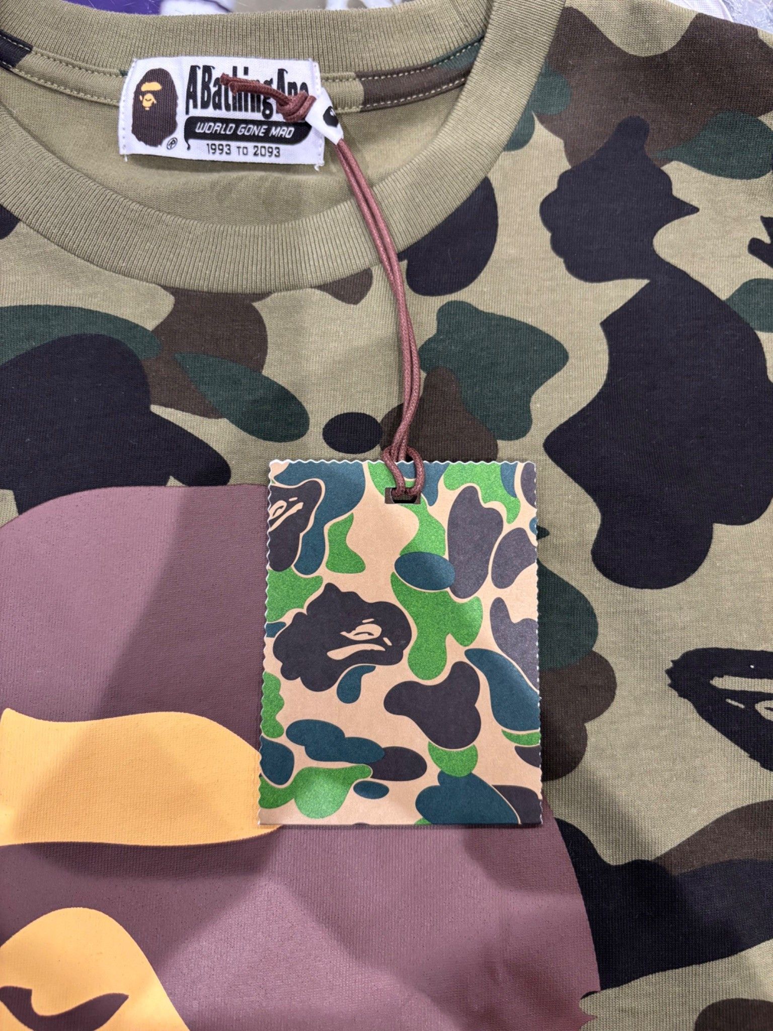 Bape Bape 1st Camo By Bathing Ape Tee Green Size US L / EU 52-54 / 3 - 8 Thumbnail