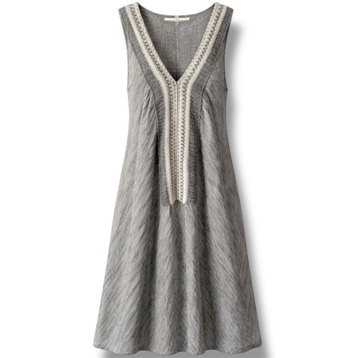 Transit TRANSIT PAR SUCH MADE IN ITALY ASYMMETRICAL WOMEN GRAY DRESS Size XS / US 0-2 / IT 36-38 - 1 Thumbnail