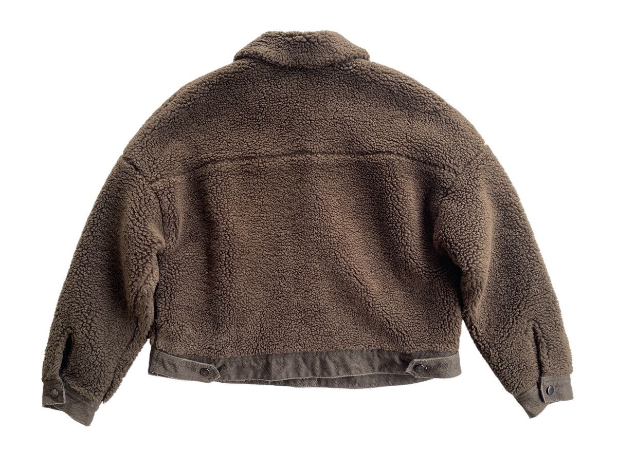 Zara Zara Teddy Fleece Shearling Cropped Jacket Size S / US 4 / IT 40 - 3 Thumbnail