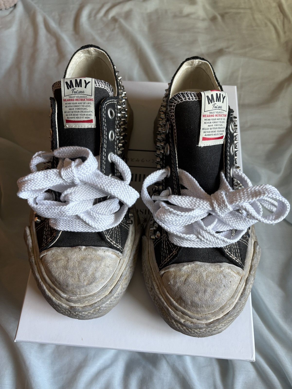 Maison MIHARA YASUHIRO Maison Mihara studed sneakers Size US 8 / EU 41 - 1 Thumbnail