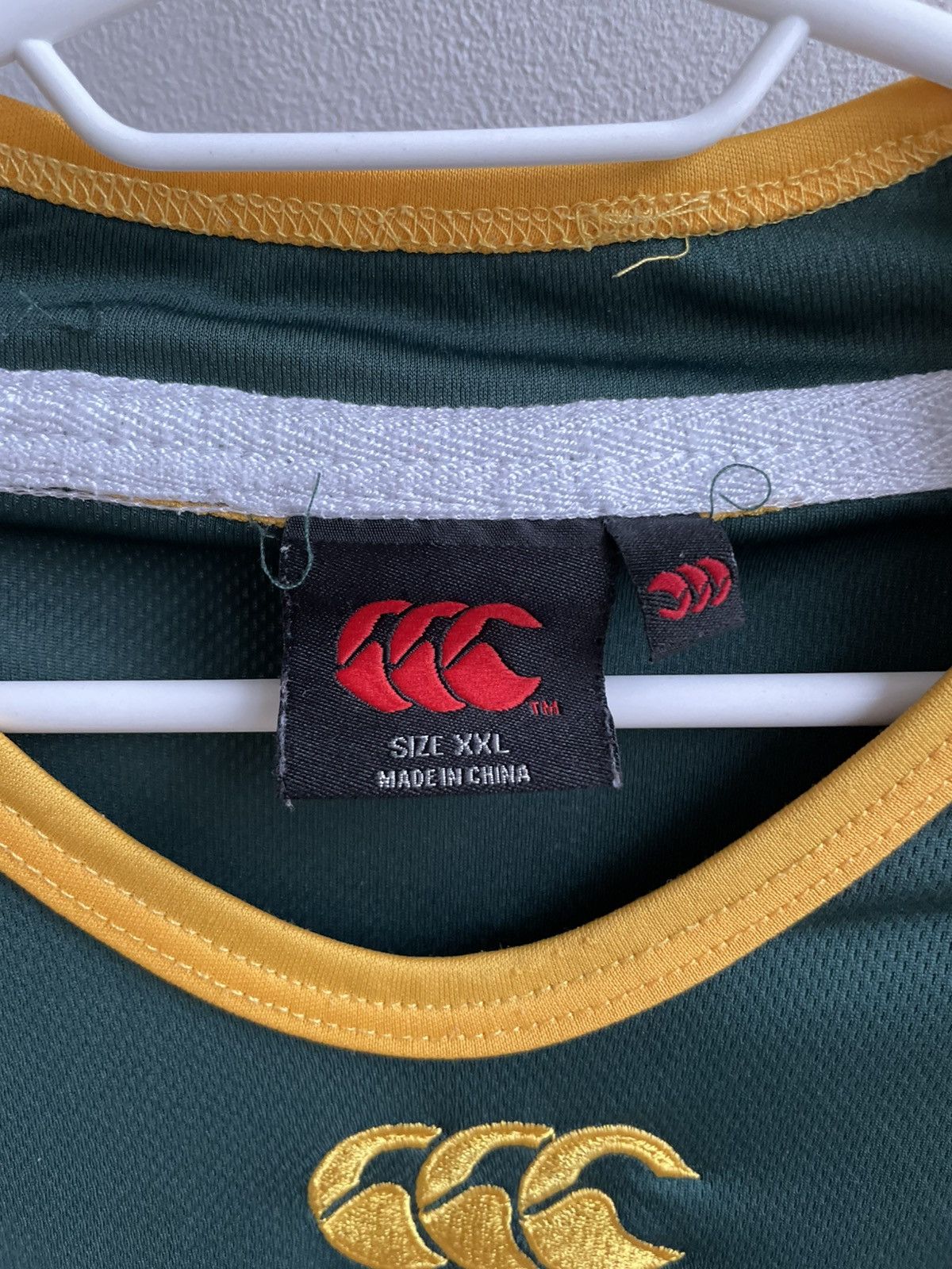 Canterbury of New Zealand South Africa Rugby Jersey 2011 World Cup Union Canterbury Size US XXL / EU 58 / 5 - 12 Thumbnail