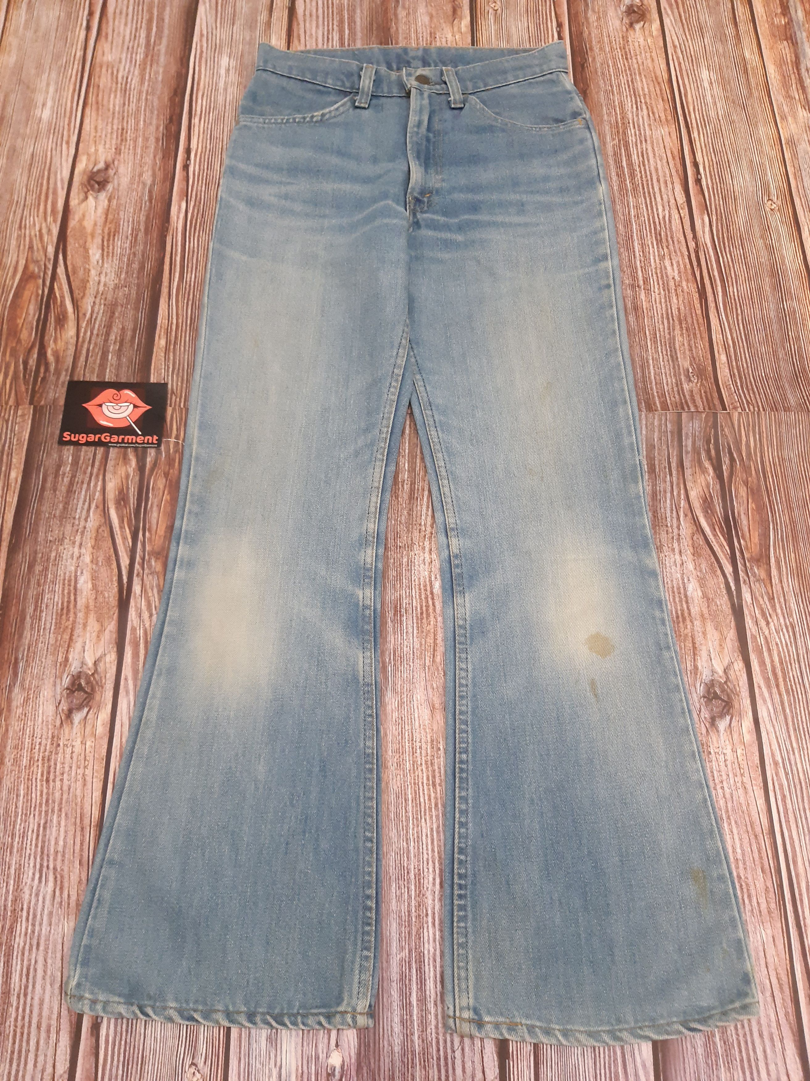 Levi's Levis 646 Bell Bottom Flare Bootcut Orange Tab TALON Jeans Size US 28 / EU 44 - 1 Thumbnail