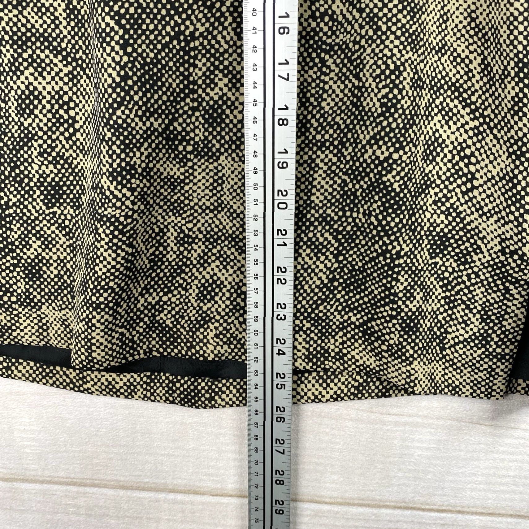 MAGGY LONDON Maggy London Skirt Women 18WP Brn/Blk Pencil Lined Career Retro Print 90s Vintage 90s Womens Skirt Size 40" / US 18 - 5 Thumbnail